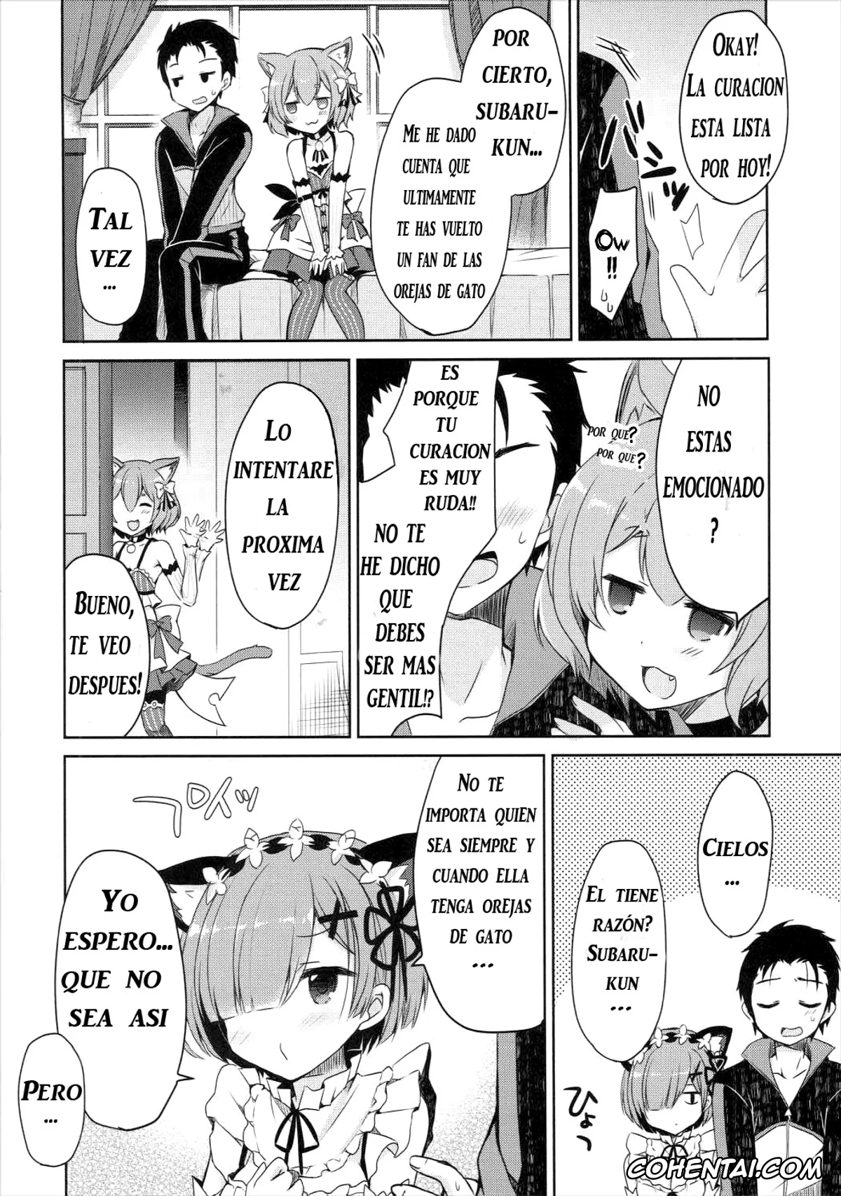 Re:Zero kara Hajimeru Isekai Seikatsu hentai, Rem hentai, Subaru Natsuki hentai, Rem Nyan wa Hatsujouki (Re:Zero kara Hajimeru Isekai Seikatsu), pagina 15