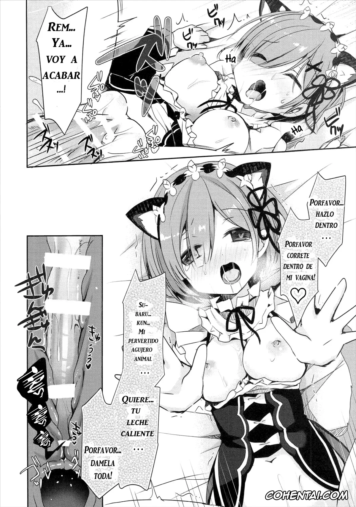 Re:Zero kara Hajimeru Isekai Seikatsu hentai, Rem hentai, Subaru Natsuki hentai, Rem Nyan wa Hatsujouki (Re:Zero kara Hajimeru Isekai Seikatsu), pagina 21