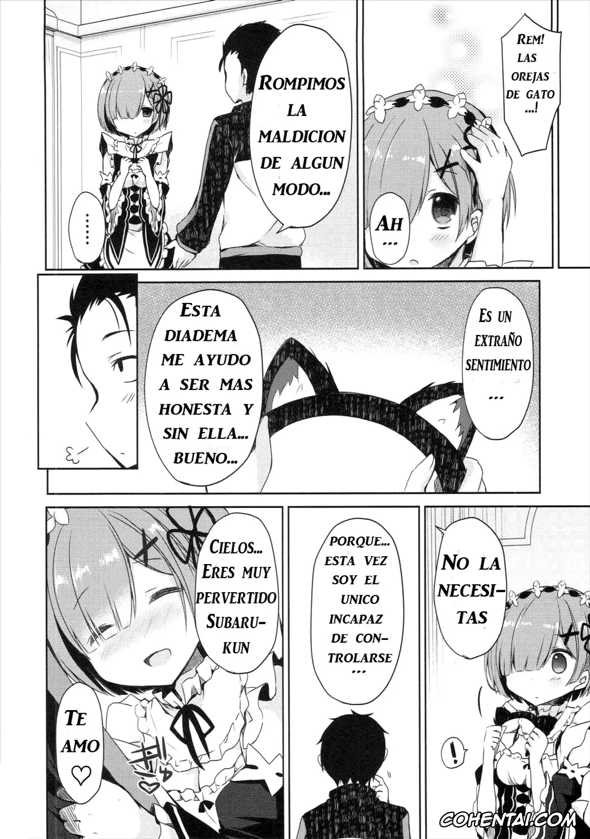Re:Zero kara Hajimeru Isekai Seikatsu porno, Rem porno, Subaru Natsuki porno, Rem Nyan wa Hatsujouki (Re:Zero kara Hajimeru Isekai Seikatsu), pagina 23
