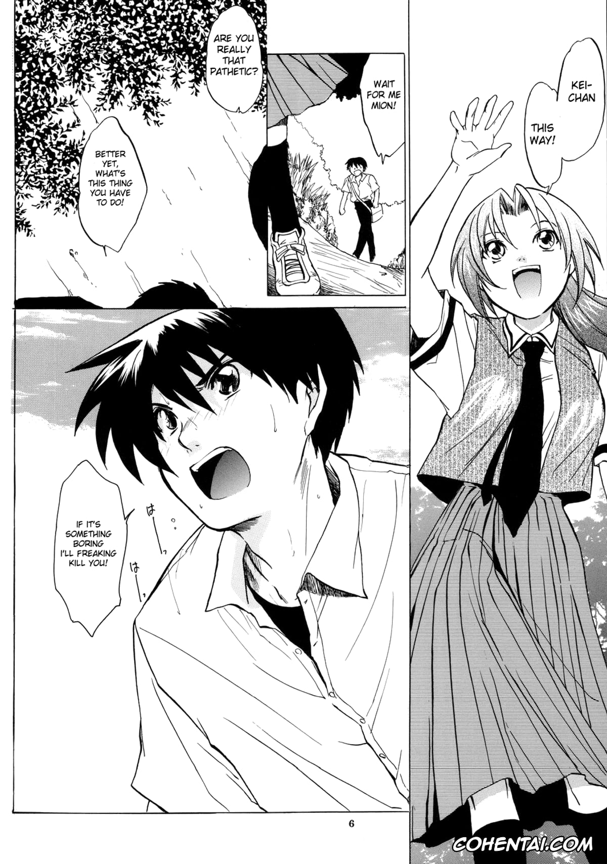 Higurashi No Naku Koro Ni | When They Cry porno, Keiichi Maebara porno, Mion Sonozaki porno, Shion Sonozaki porno, Manatsu no Oni (Higurashi no Naku Koro ni), pagina 5