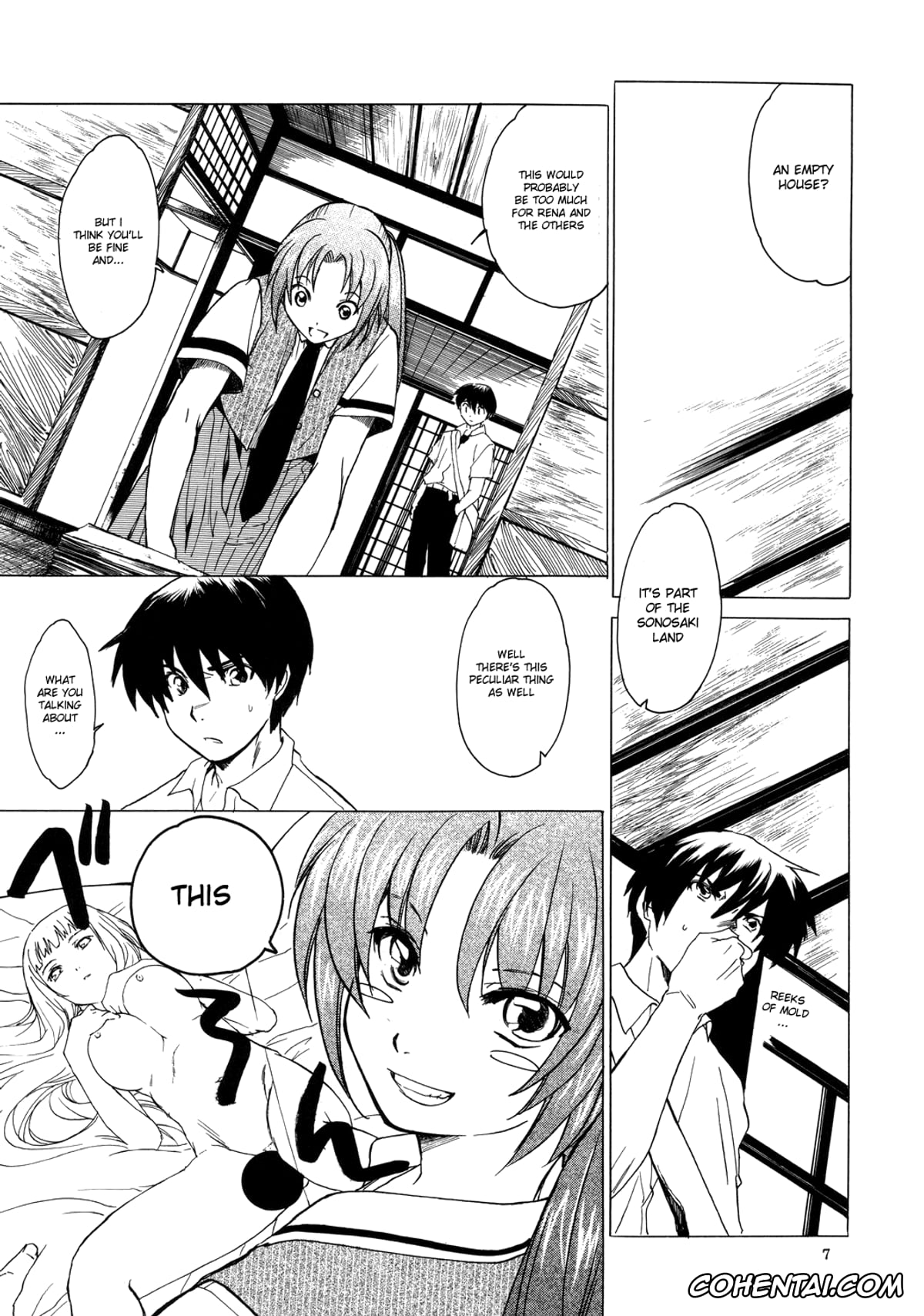 Higurashi No Naku Koro Ni | When They Cry hentai, Keiichi Maebara hentai, Mion Sonozaki hentai, Shion Sonozaki hentai, Manatsu no Oni (Higurashi no Naku Koro ni), pagina 6