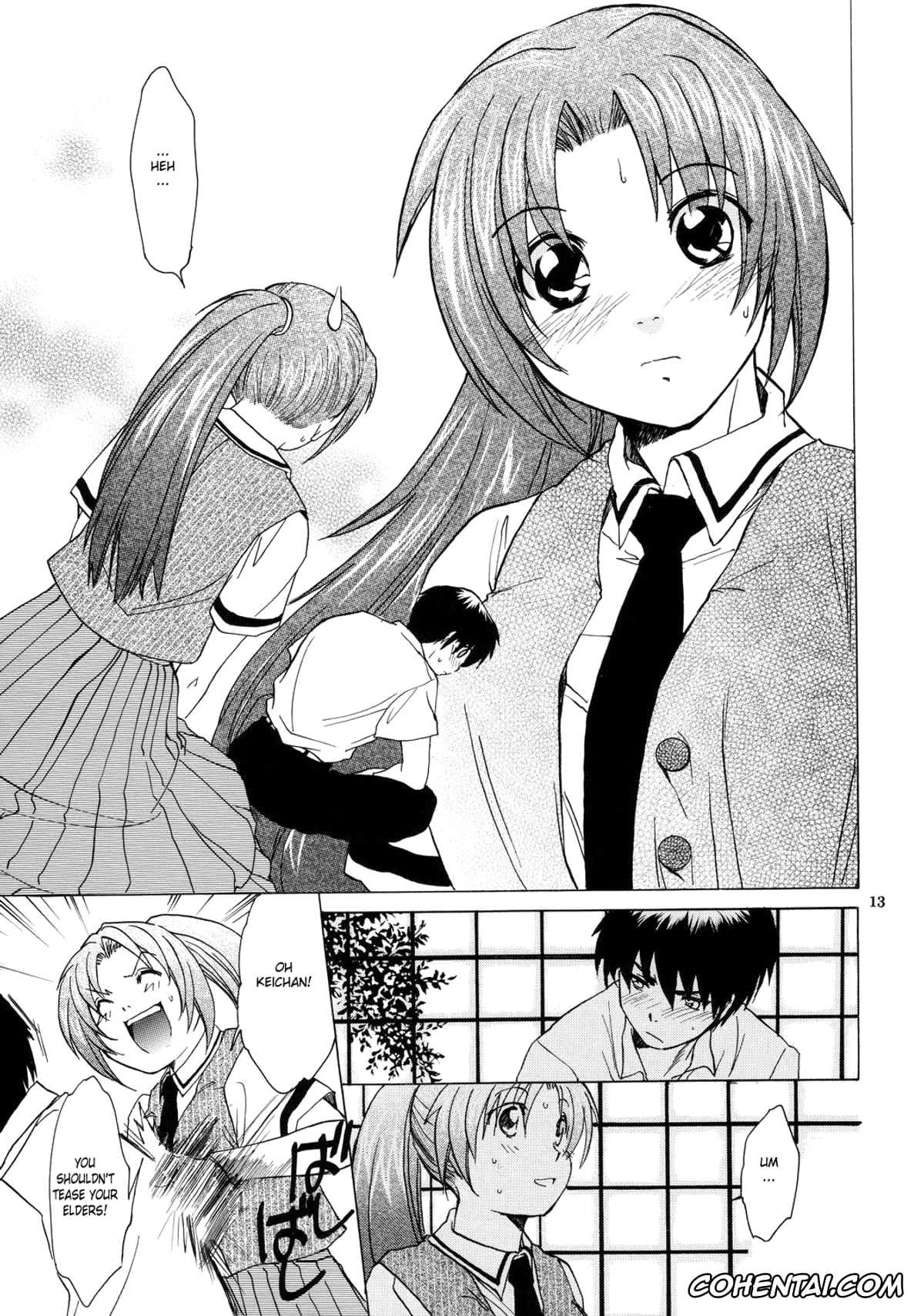 Higurashi No Naku Koro Ni | When They Cry hentai, Keiichi Maebara hentai, Mion Sonozaki hentai, Shion Sonozaki hentai, Manatsu no Oni (Higurashi no Naku Koro ni), pagina 12