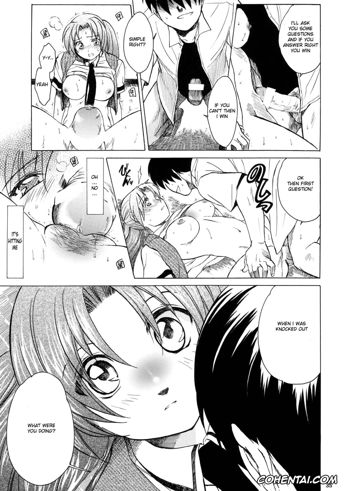 Higurashi No Naku Koro Ni | When They Cry xxx, Keiichi Maebara xxx, Mion Sonozaki xxx, Shion Sonozaki xxx, Manatsu no Oni (Higurashi no Naku Koro ni), pagina 34