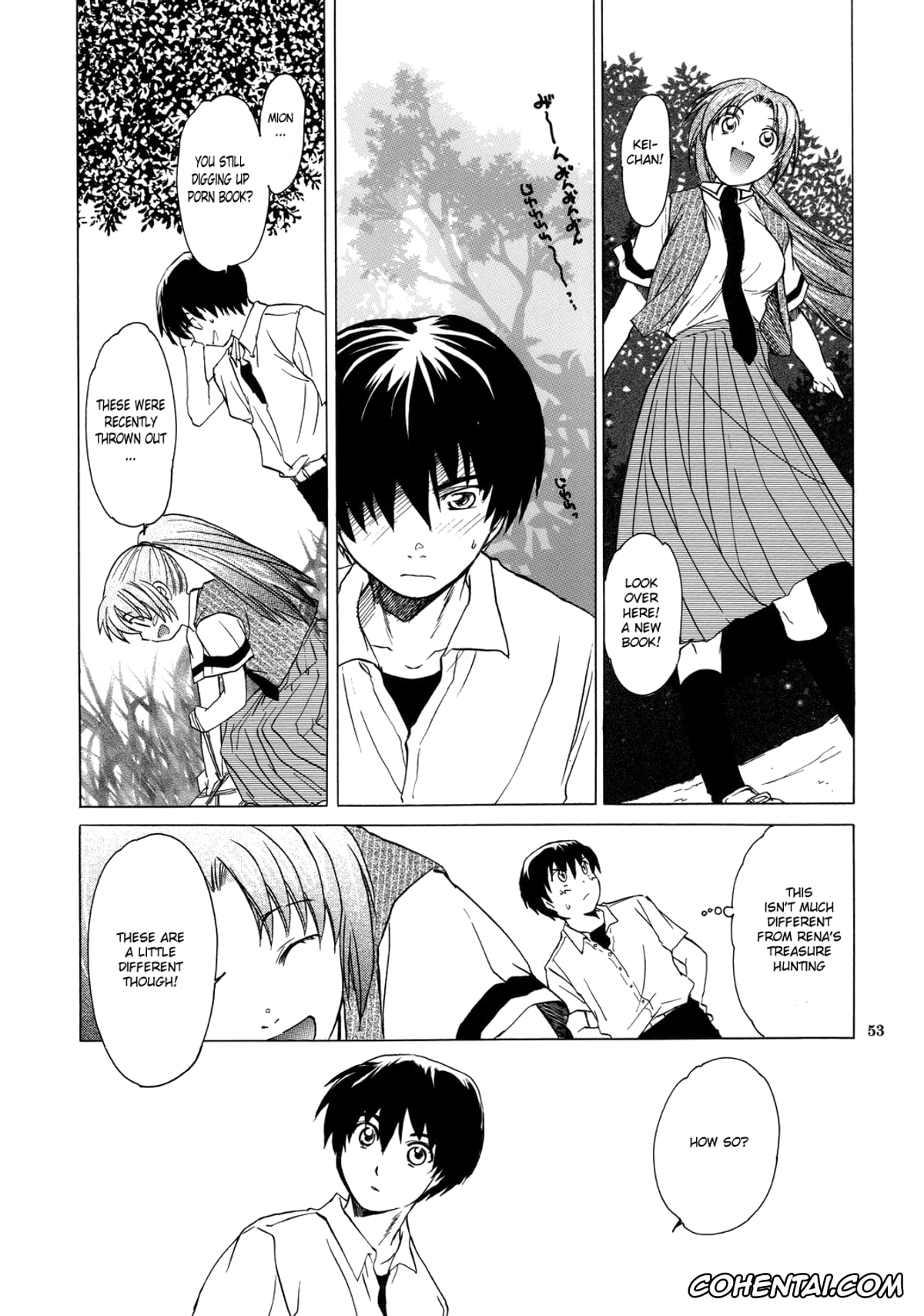 Higurashi No Naku Koro Ni | When They Cry xxx, Keiichi Maebara xxx, Mion Sonozaki xxx, Shion Sonozaki xxx, Manatsu no Oni (Higurashi no Naku Koro ni), pagina 52