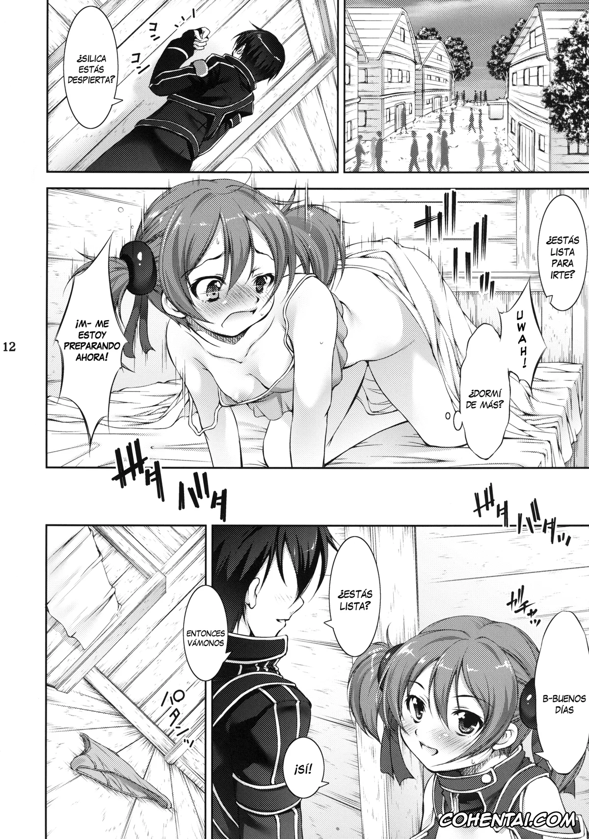 Sword Art Online porno, Keiko Ayano | Silica porno, Silica no Asoko o Okashimakuri! (Sword Art Online), pagina 11