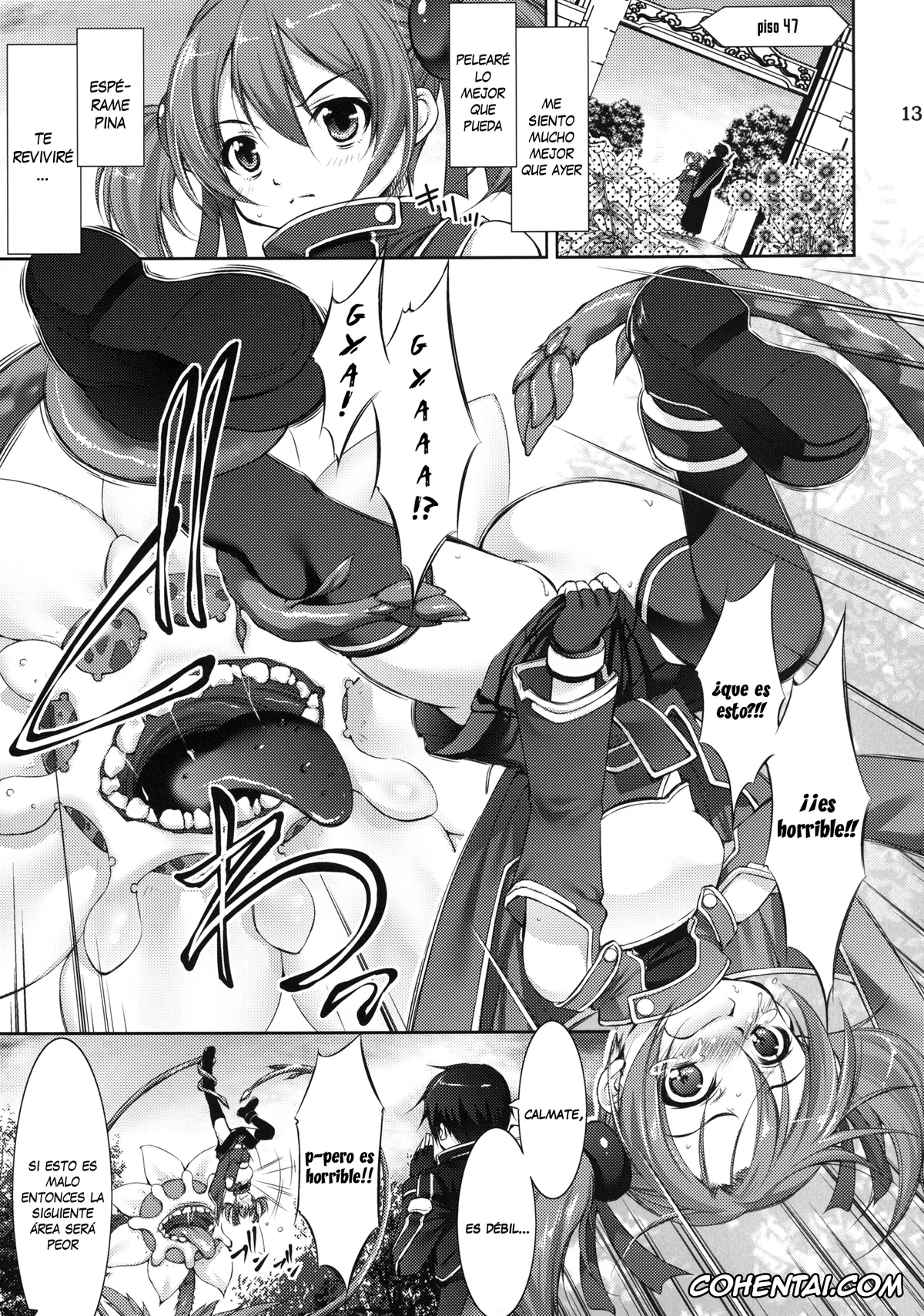 Sword Art Online hentai, Keiko Ayano | Silica hentai, Silica no Asoko o Okashimakuri! (Sword Art Online), pagina 12