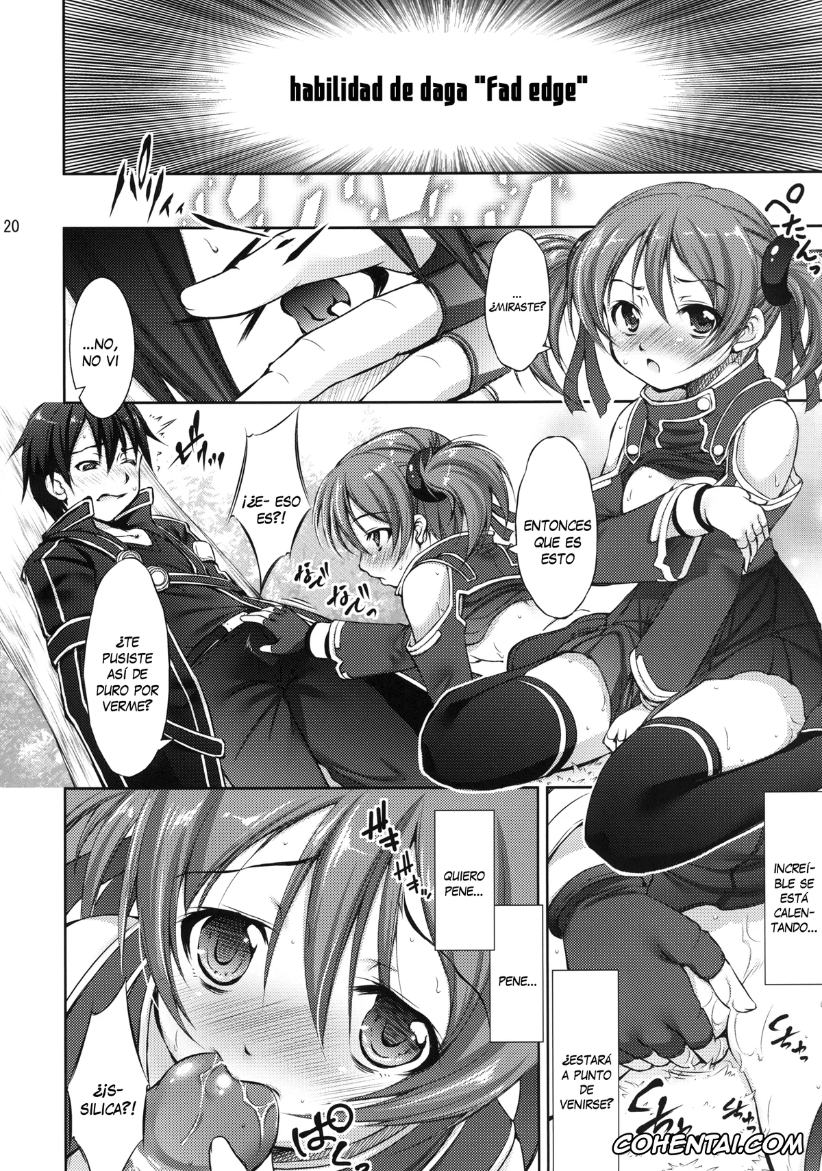 Sword Art Online xxx, Keiko Ayano | Silica xxx, Silica no Asoko o Okashimakuri! (Sword Art Online), pagina 19