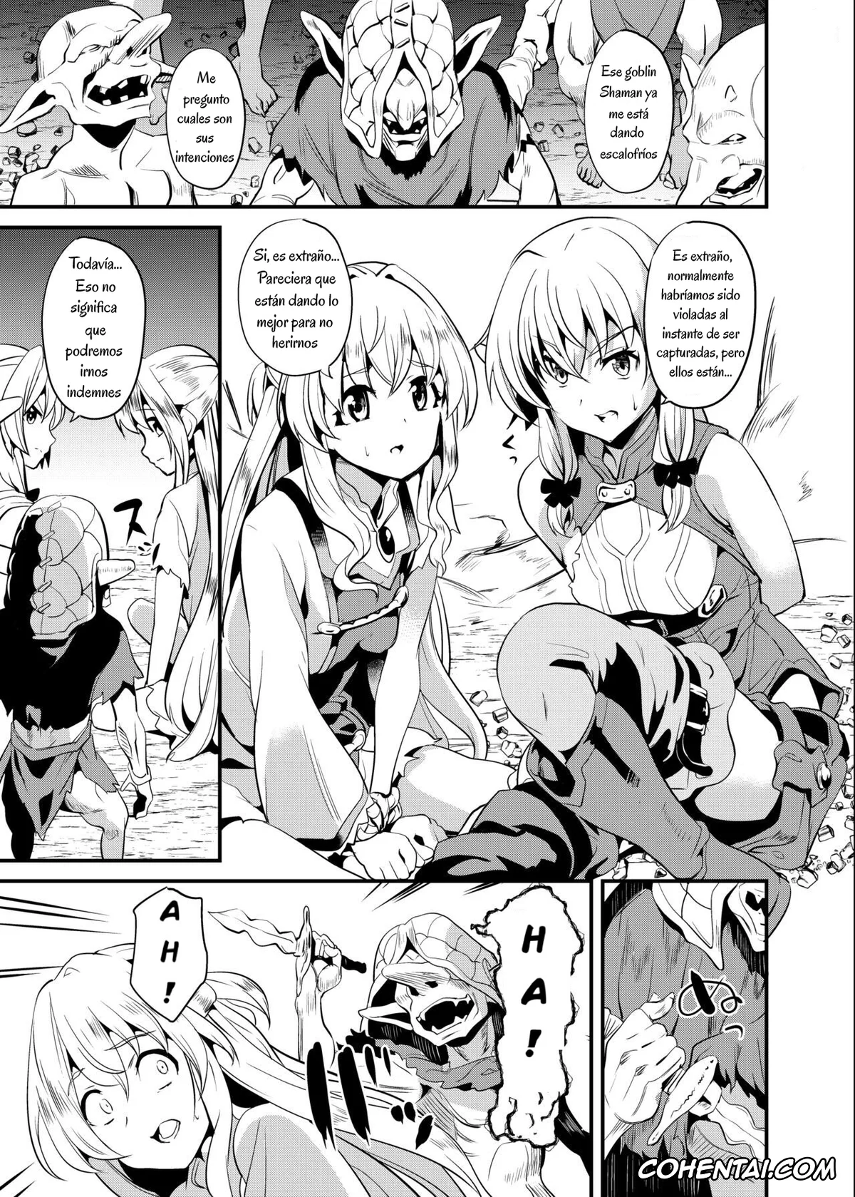 Goblin Slayer xxx, High Elf Archer | Yousei Yunde xxx, Priestess xxx, Goblin Possession (Goblin Slayer), pagina 1