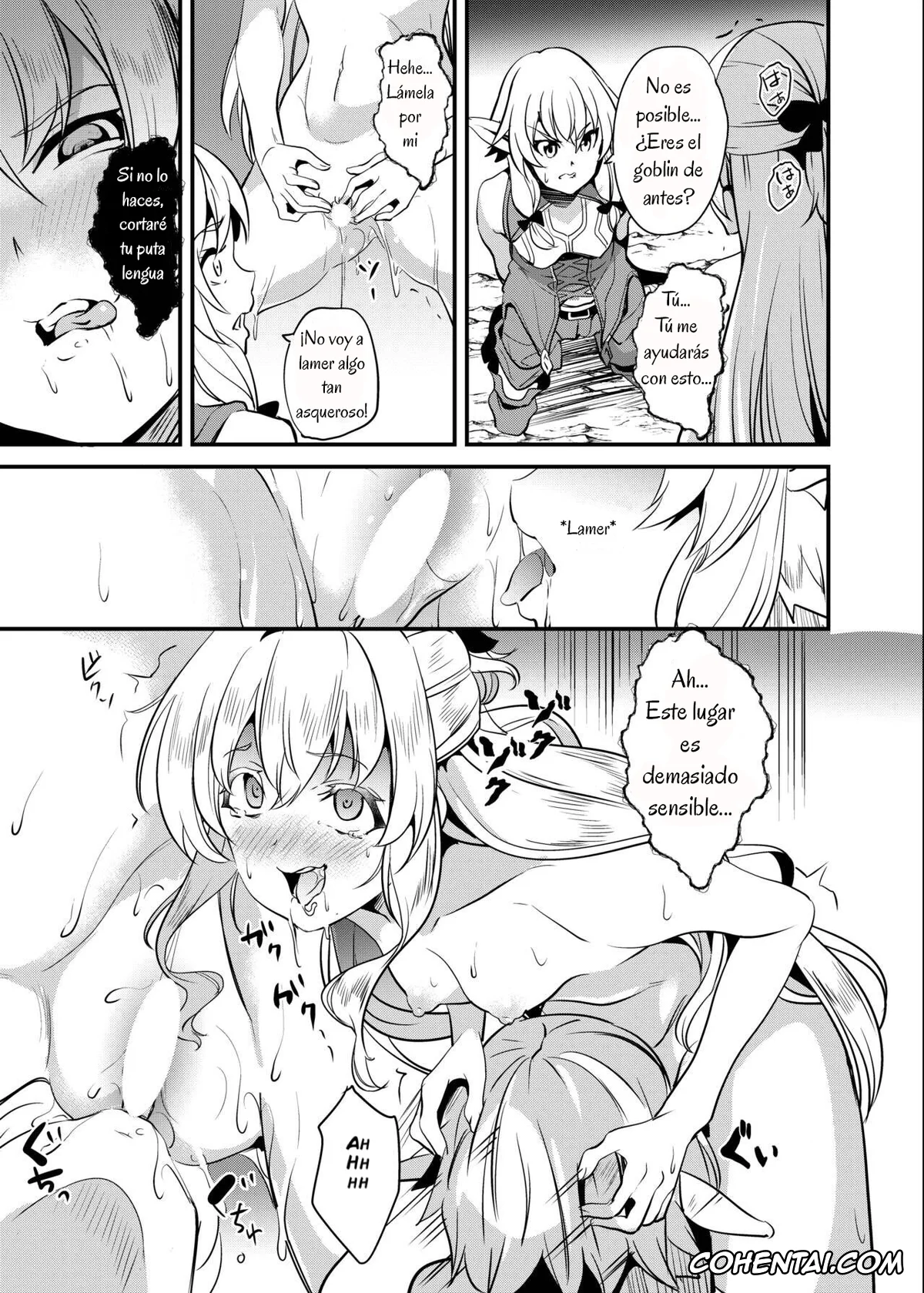 Goblin Slayer xxx, High Elf Archer | Yousei Yunde xxx, Priestess xxx, Goblin Possession (Goblin Slayer), pagina 7