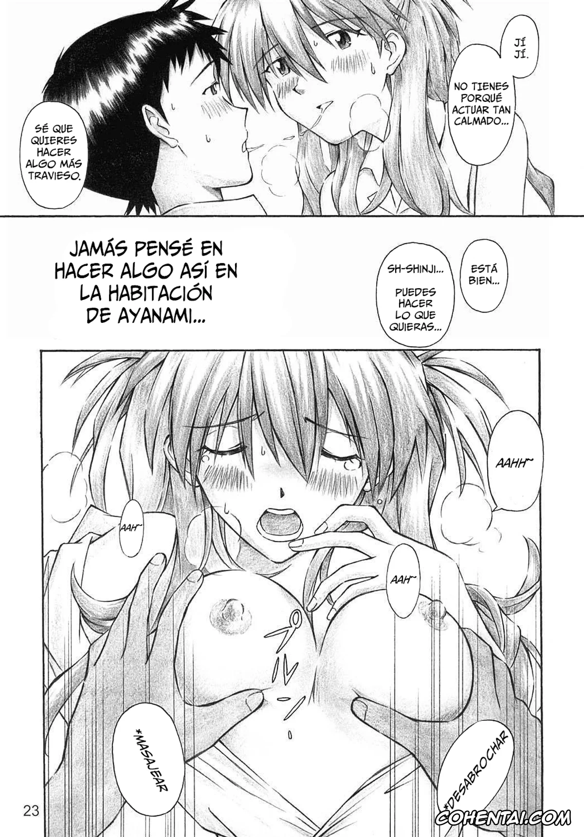 Neon Genesis Evangelion xxx, Asuka Langley Soryu xxx, Shinji Ikari xxx, YAMMY? (Neon Genesis Evangelion), pagina 22