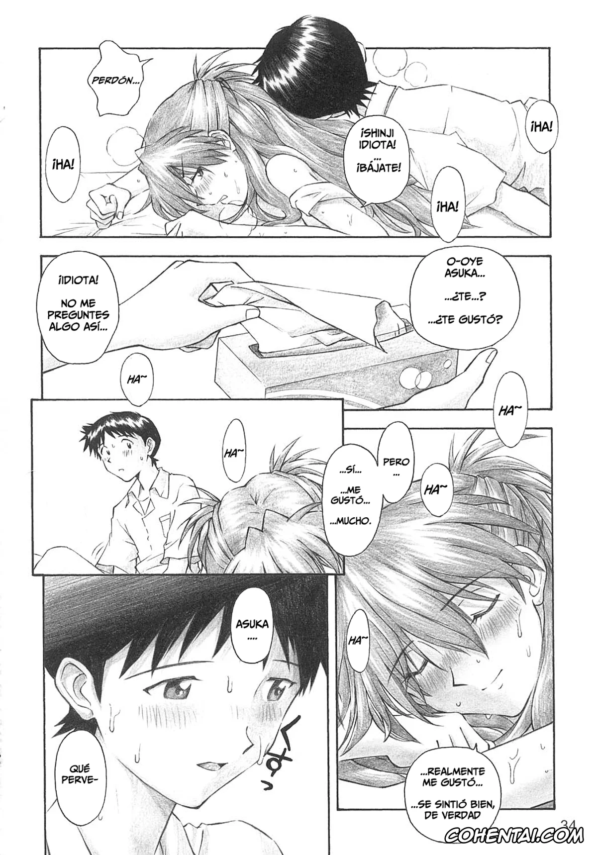 Neon Genesis Evangelion porno, Asuka Langley Soryu porno, Shinji Ikari porno, YAMMY? (Neon Genesis Evangelion), pagina 32