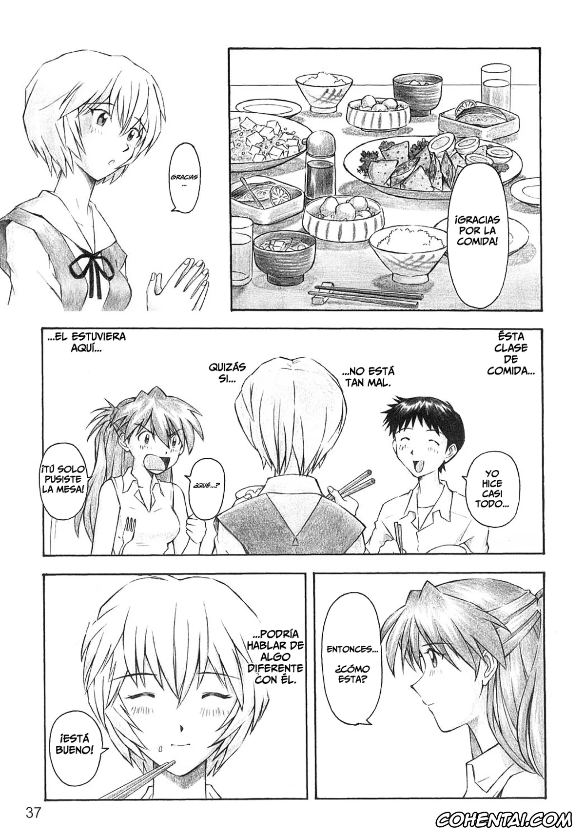 Neon Genesis Evangelion porno, Asuka Langley Soryu porno, Shinji Ikari porno, YAMMY? (Neon Genesis Evangelion), pagina 35