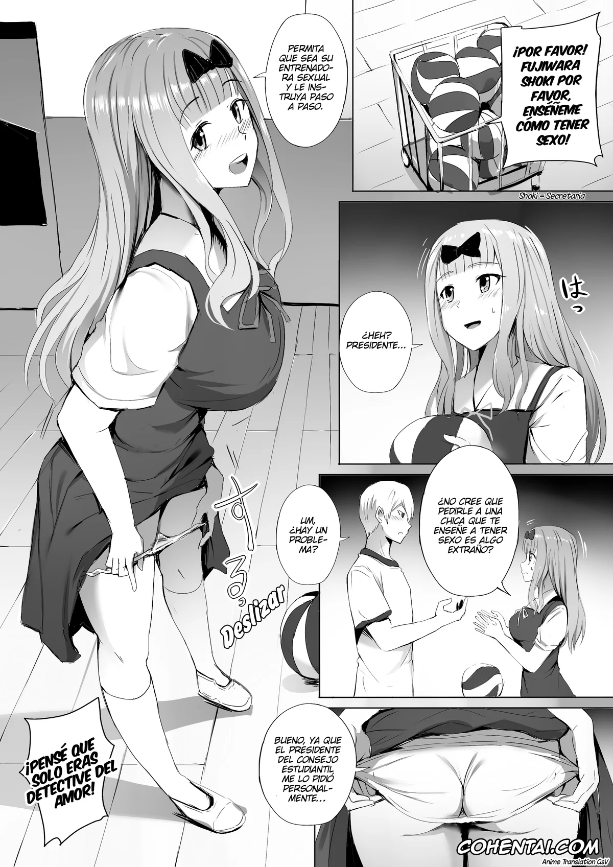 Kaguya-Sama Wa Kokurasetai | Kaguya-Sama Love Is War porno, Chika Fujiwara porno, Kaguya Shinomiya porno, Miyuki Shirogane porno, Gakuseikai-shoki ni Tokkun-shitai -Shijuuhatte Battle no Seijoui Oshiete ~Coach~ + SP (Kaguya-sama wa Kokurasetai), pagina 2