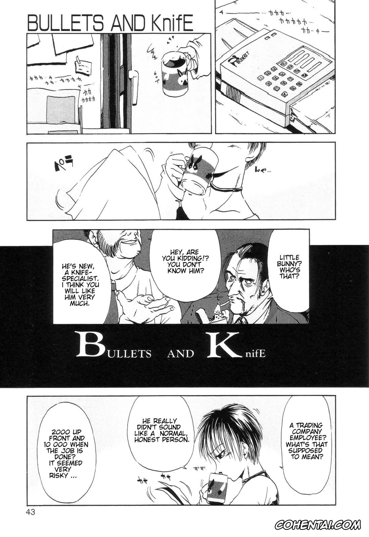Original xxx, Bullets and knife (HARMFUL), pagina 1