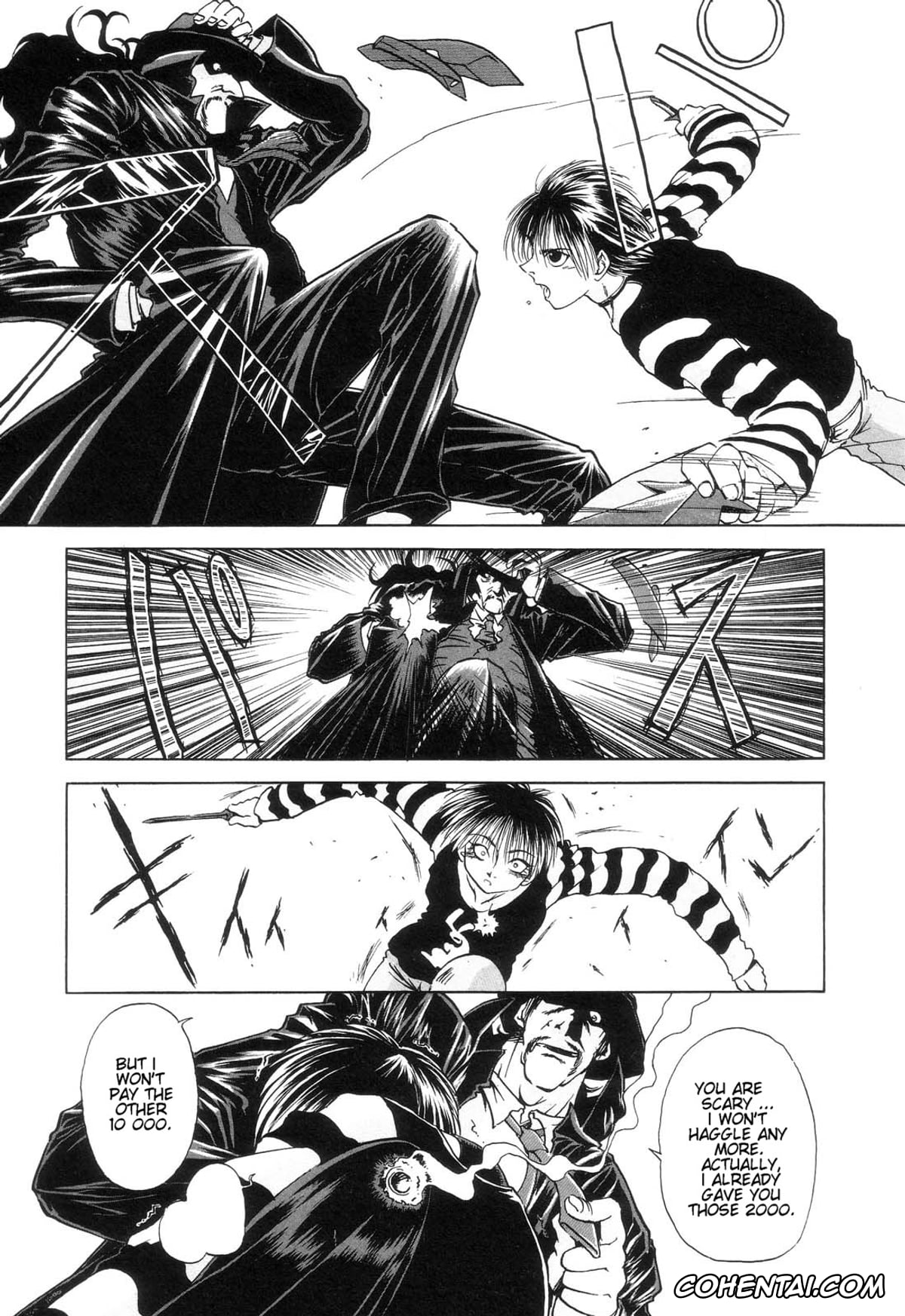 Original hentai, Bullets and knife (HARMFUL), pagina 3