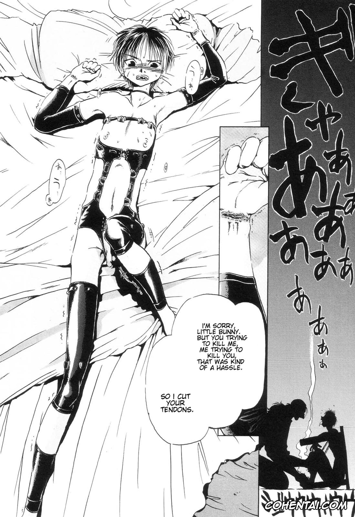 Original hentai, Bullets and knife (HARMFUL), pagina 6