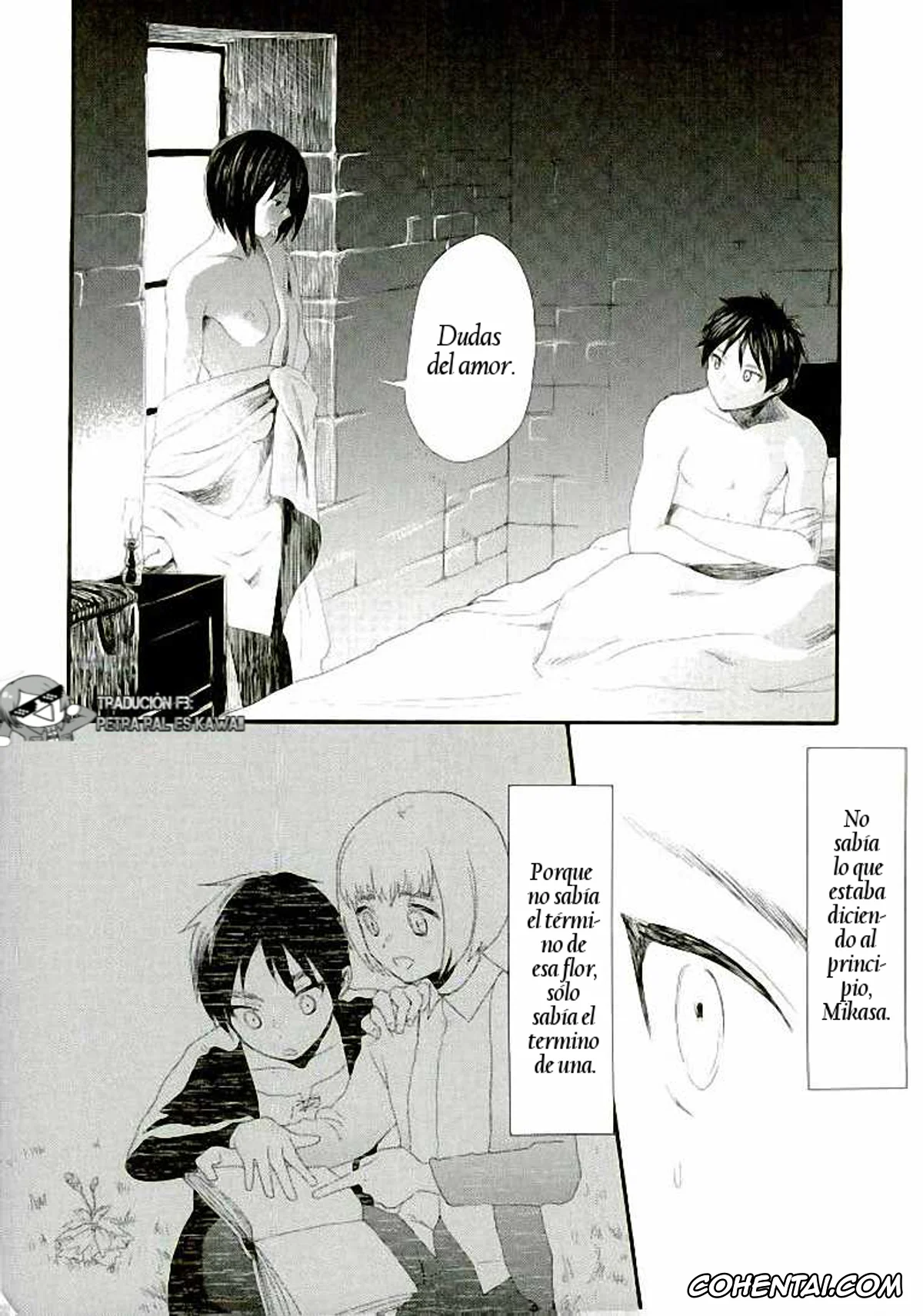Shingeki No Kyojin | Attack On Titan porno, Eren Jaeger porno, Mikasa Ackerman porno, Ai no Romance Kouhen (Shingeki no Kyojin), pagina 2
