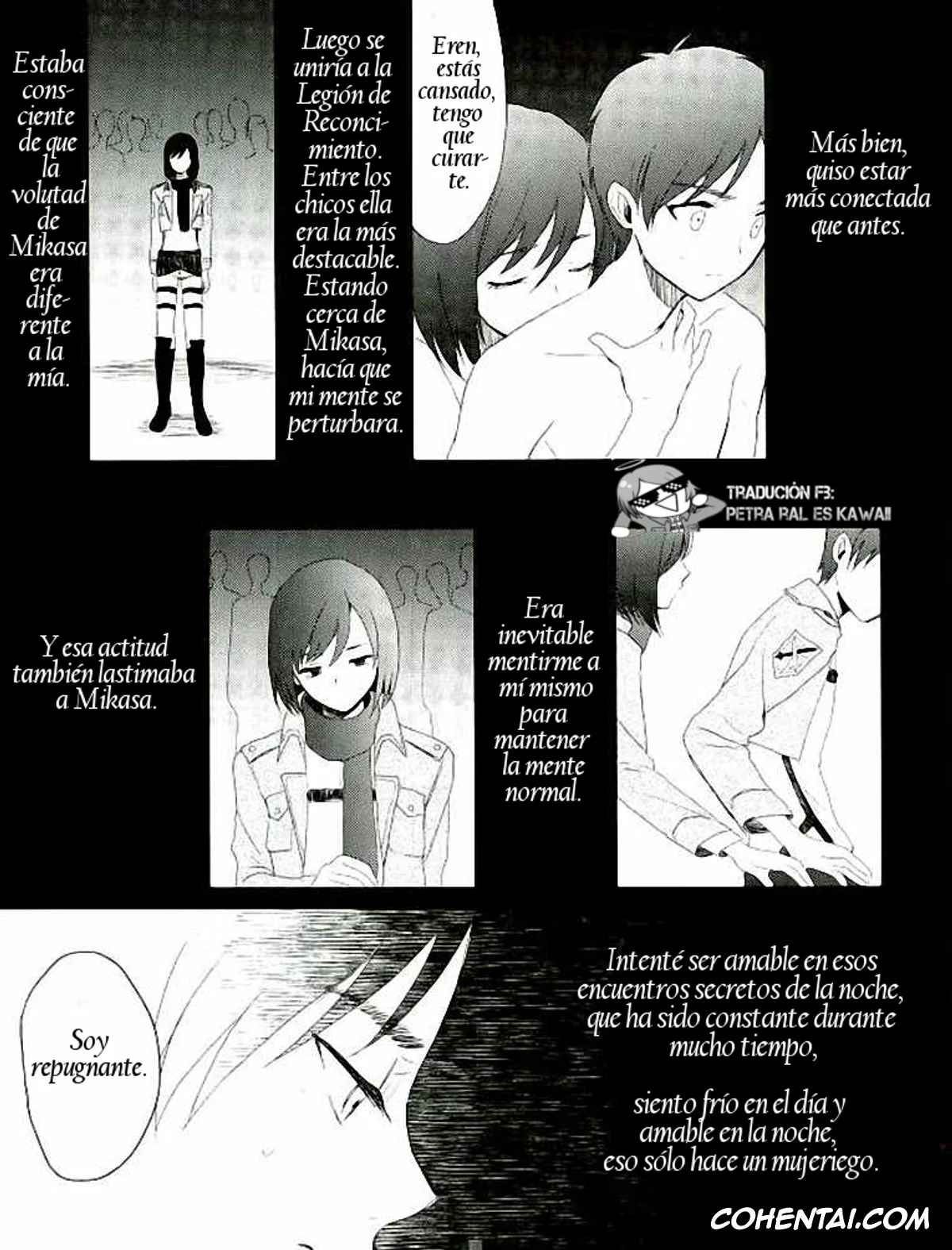Shingeki No Kyojin | Attack On Titan porno, Eren Jaeger porno, Mikasa Ackerman porno, Ai no Romance Kouhen (Shingeki no Kyojin), pagina 8