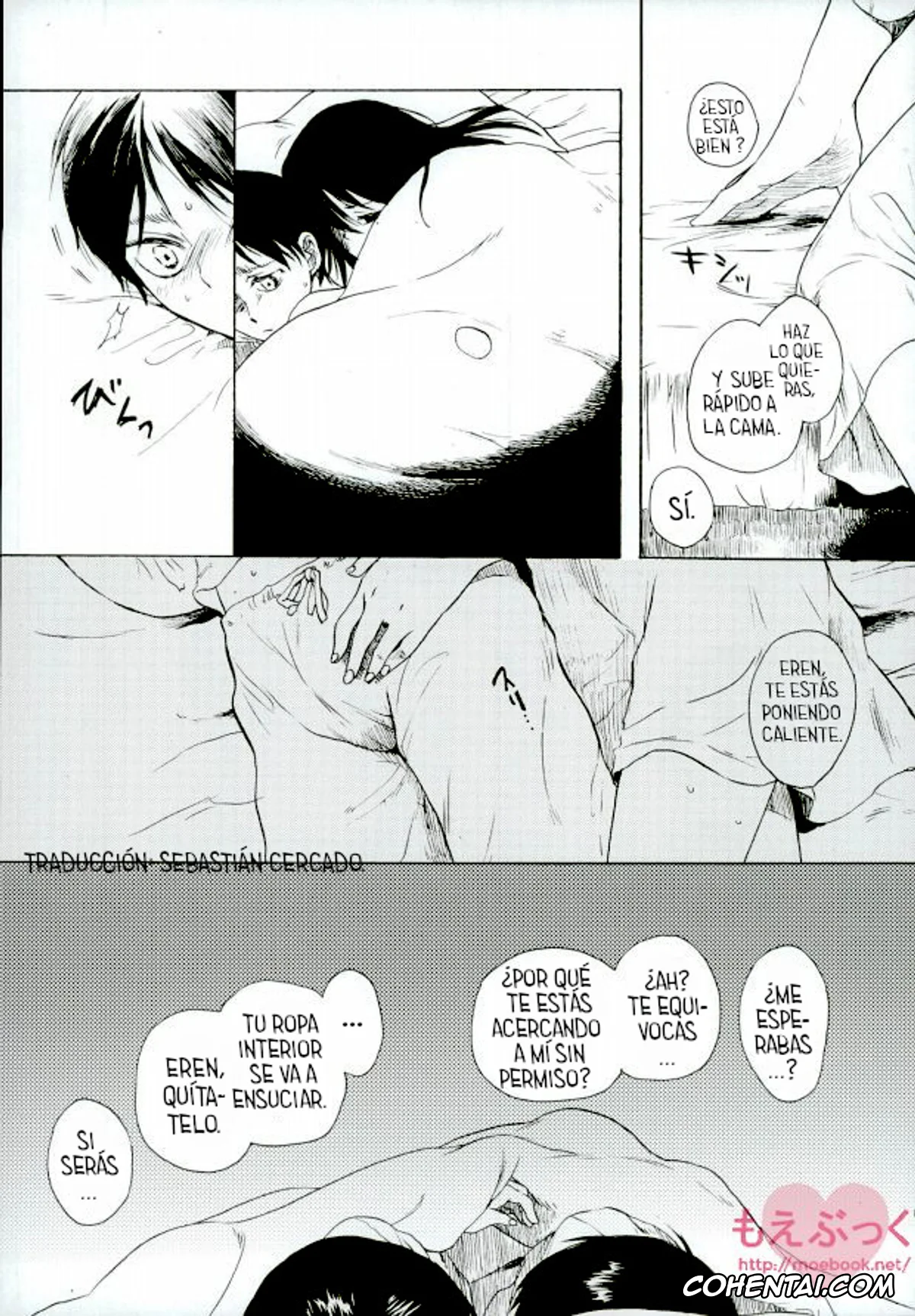 Shingeki No Kyojin | Attack On Titan hentai, Eren Jaeger hentai, Mikasa Ackerman hentai, Moyai no Akari (Shingeki no Kyojin), pagina 3