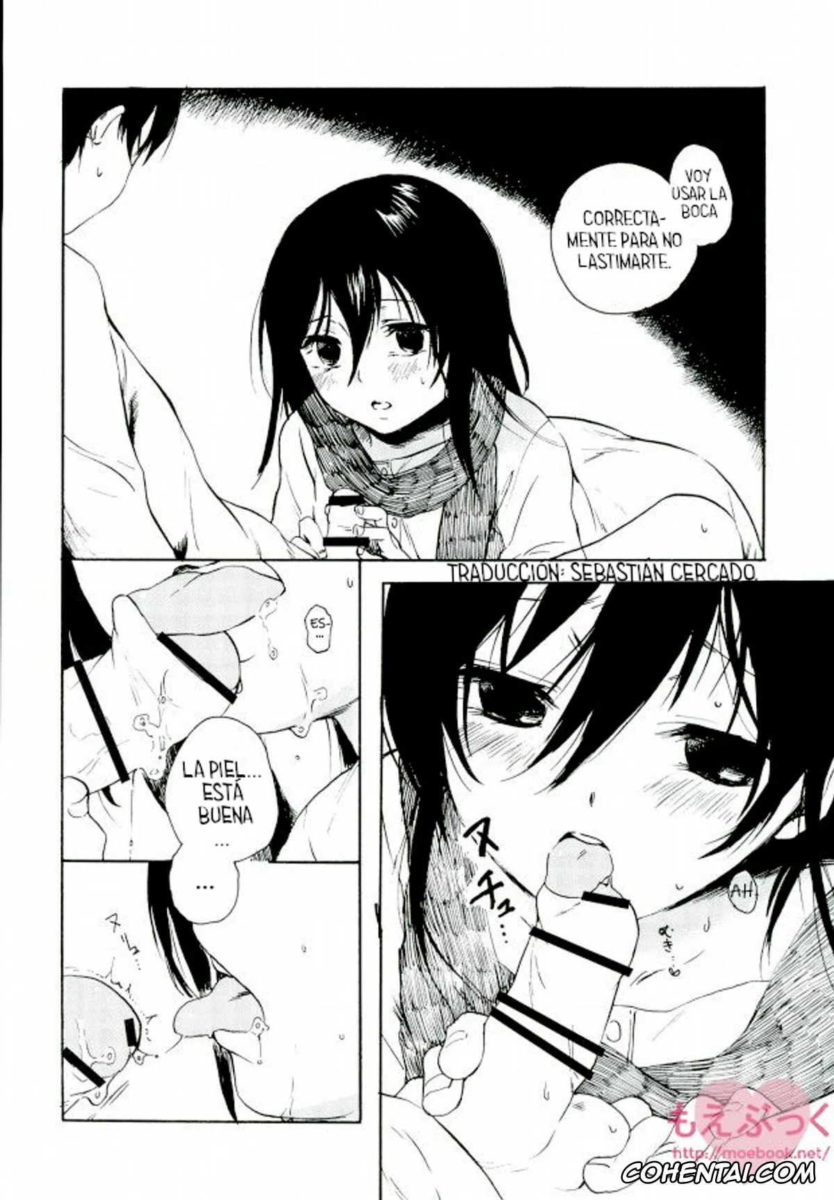 Shingeki No Kyojin | Attack On Titan porno, Eren Jaeger porno, Mikasa Ackerman porno, Moyai no Akari (Shingeki no Kyojin), pagina 5