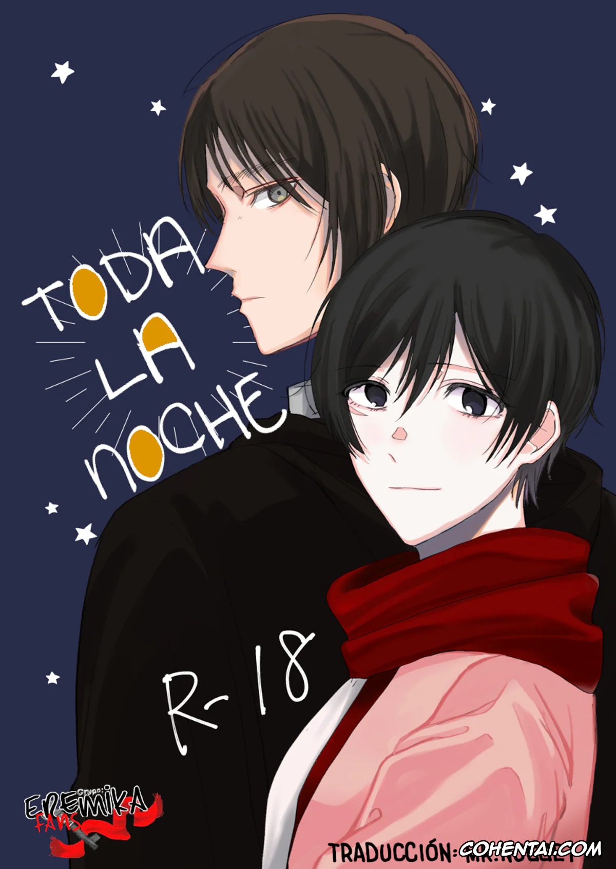 Shingeki No Kyojin | Attack On Titan xxx, Eren Jaeger xxx, Mikasa Ackerman xxx, Otsu no Yoru no Subete (Shingeki no Kyojin), pagina 1