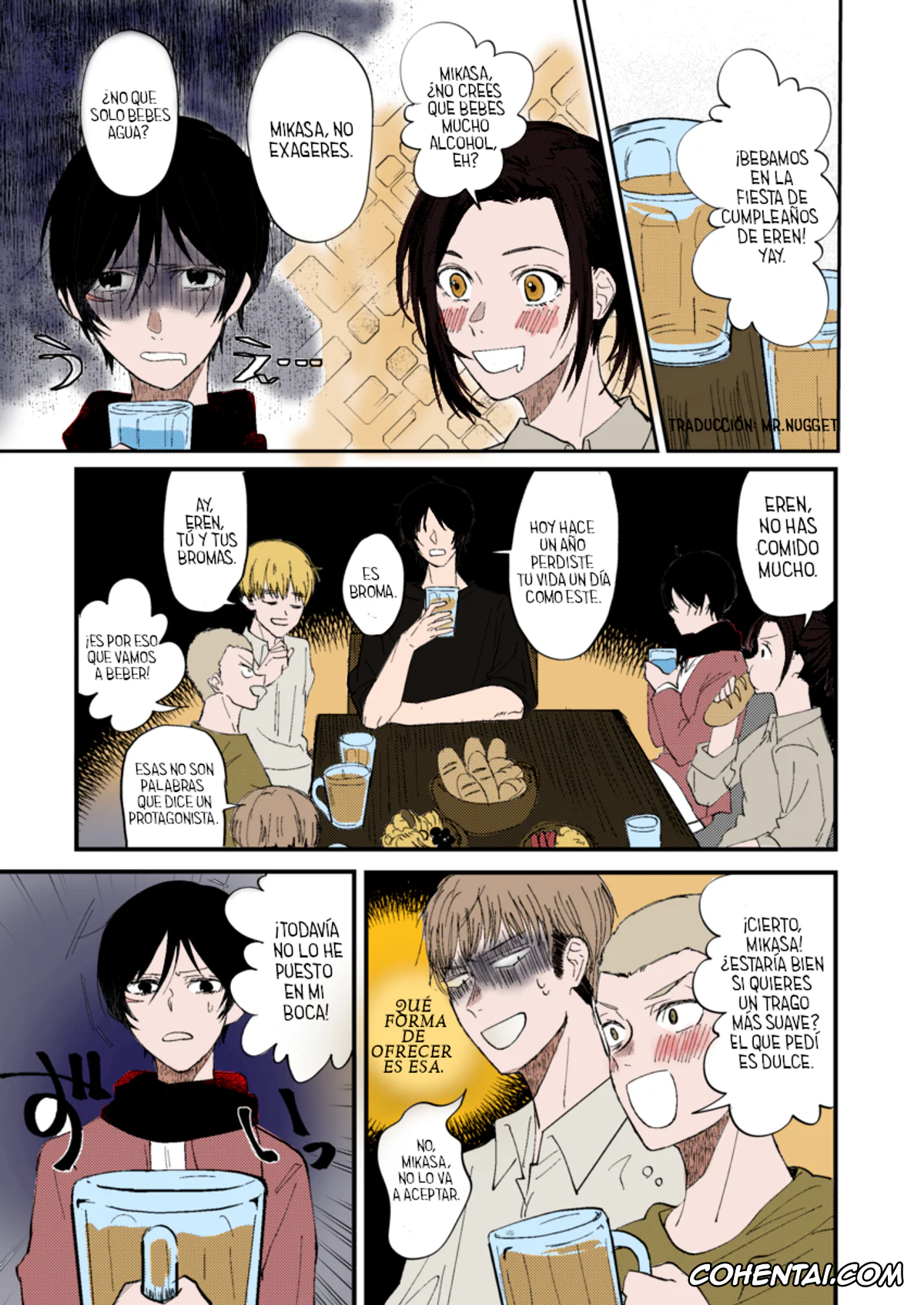 Shingeki No Kyojin | Attack On Titan porno, Eren Jaeger porno, Mikasa Ackerman porno, Otsu no Yoru no Subete (Shingeki no Kyojin), pagina 2