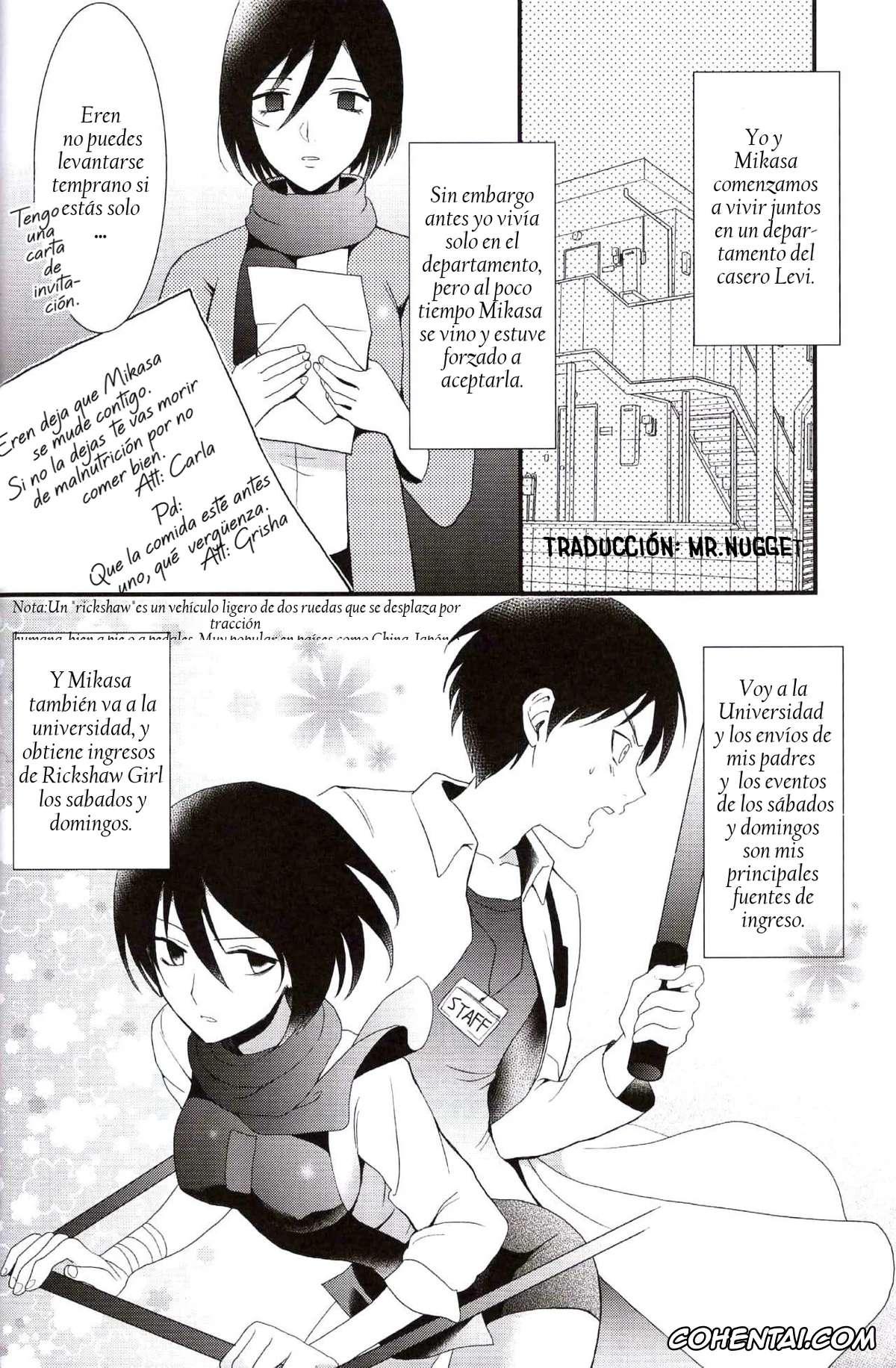 Shingeki No Kyojin | Attack On Titan porno, Eren Jaeger porno, Mikasa Ackerman porno, EreMika Yojouhan (Shingeki no Kyojin), pagina 2