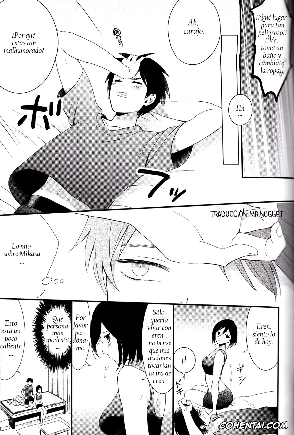 Shingeki No Kyojin | Attack On Titan porno, Eren Jaeger porno, Mikasa Ackerman porno, EreMika Yojouhan (Shingeki no Kyojin), pagina 14