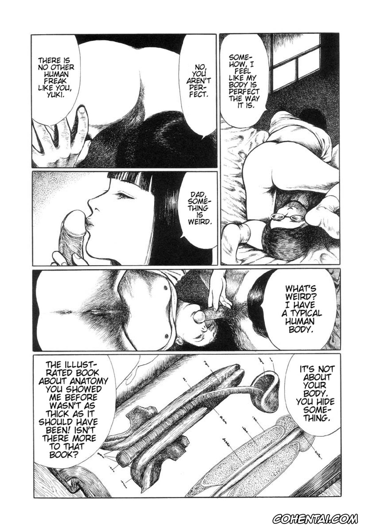 Original hentai, Watashi no Youna Minikui Musume (Iyashiku Gehin ni), pagina 6