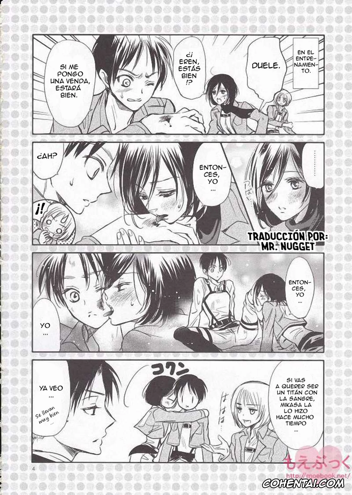 Shingeki No Kyojin | Attack On Titan hentai, Eren Jaeger hentai, Mikasa Ackerman hentai, Nee, Oshiete (Shingeki no Kyojin), pagina 3