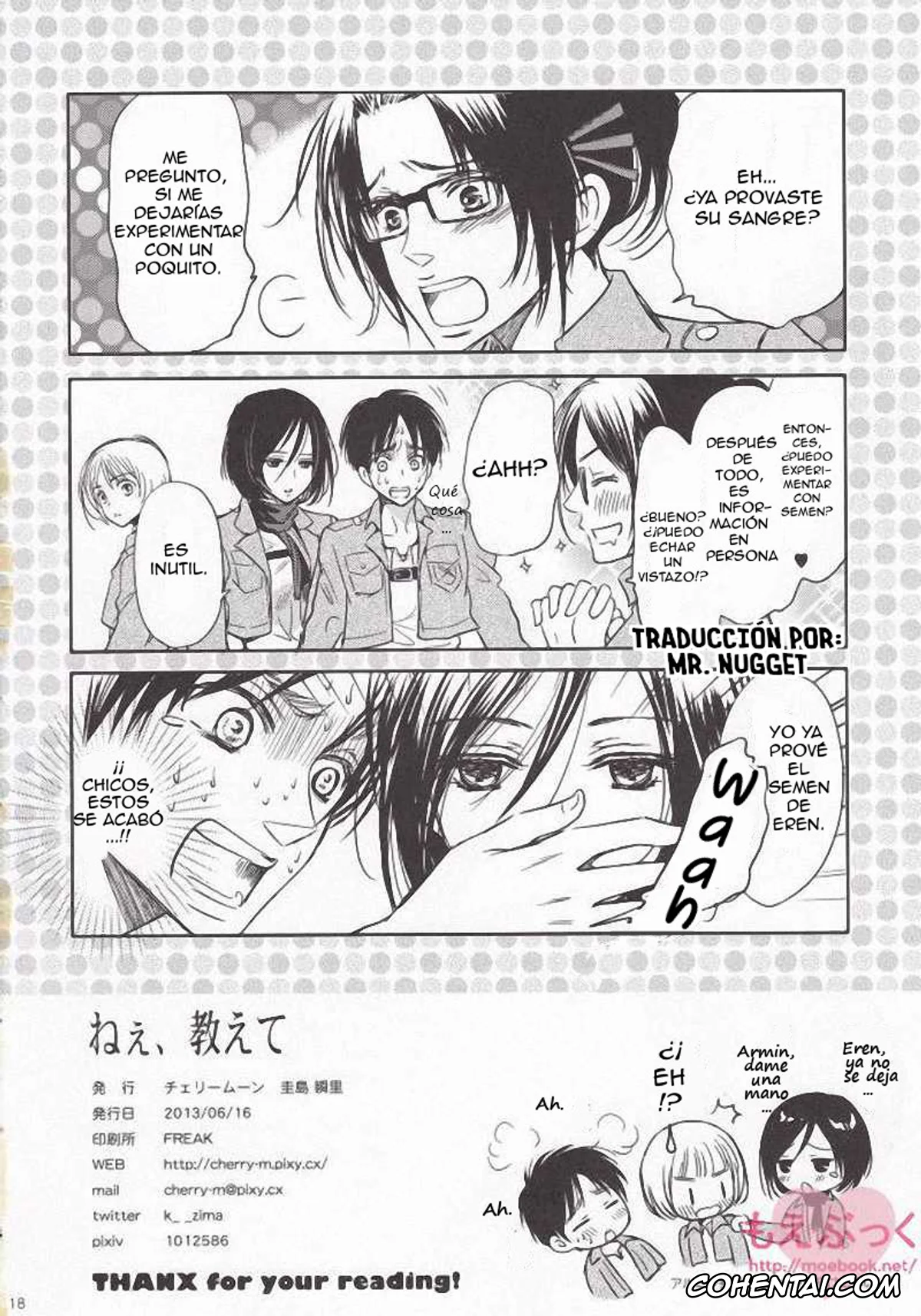 Shingeki No Kyojin | Attack On Titan xxx, Eren Jaeger xxx, Mikasa Ackerman xxx, Nee, Oshiete (Shingeki no Kyojin), pagina 16