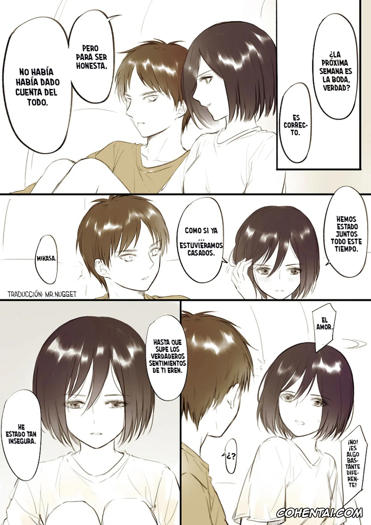 Shingeki No Kyojin | Attack On Titan porno, Eren Jaeger porno, Mikasa Ackerman porno, Gakuen Eremika Kanzenban (Shingeki no Kyojin), pagina 2
