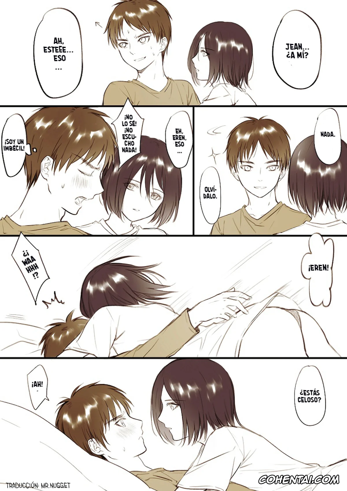 Shingeki No Kyojin | Attack On Titan porno, Eren Jaeger porno, Mikasa Ackerman porno, Gakuen Eremika Kanzenban (Shingeki no Kyojin), pagina 5