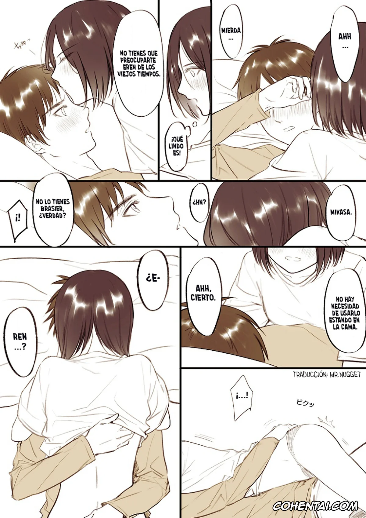 Shingeki No Kyojin | Attack On Titan hentai, Eren Jaeger hentai, Mikasa Ackerman hentai, Gakuen Eremika Kanzenban (Shingeki no Kyojin), pagina 6