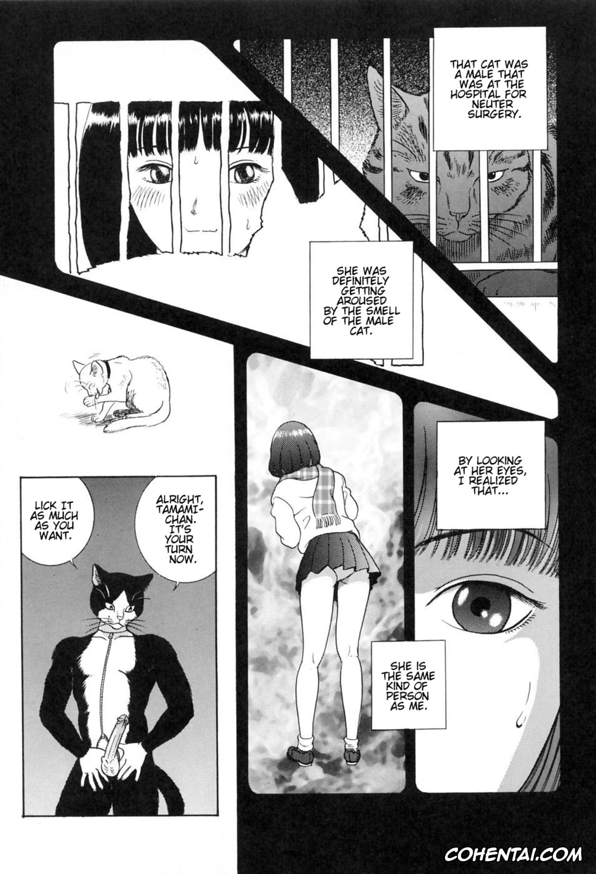 Original hentai, NINE LIVES (Hontou wa Eroi Otogibanashi), pagina 9