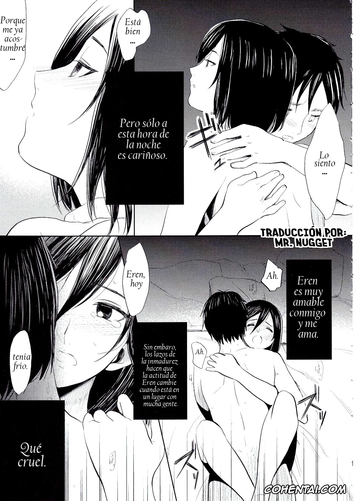 Shingeki No Kyojin | Attack On Titan hentai, Eren Jaeger hentai, Mikasa Ackerman hentai, Motto Hoka no Aishikata ga Atta Hazu nanoni (Shingeki no Kyojin), pagina 9