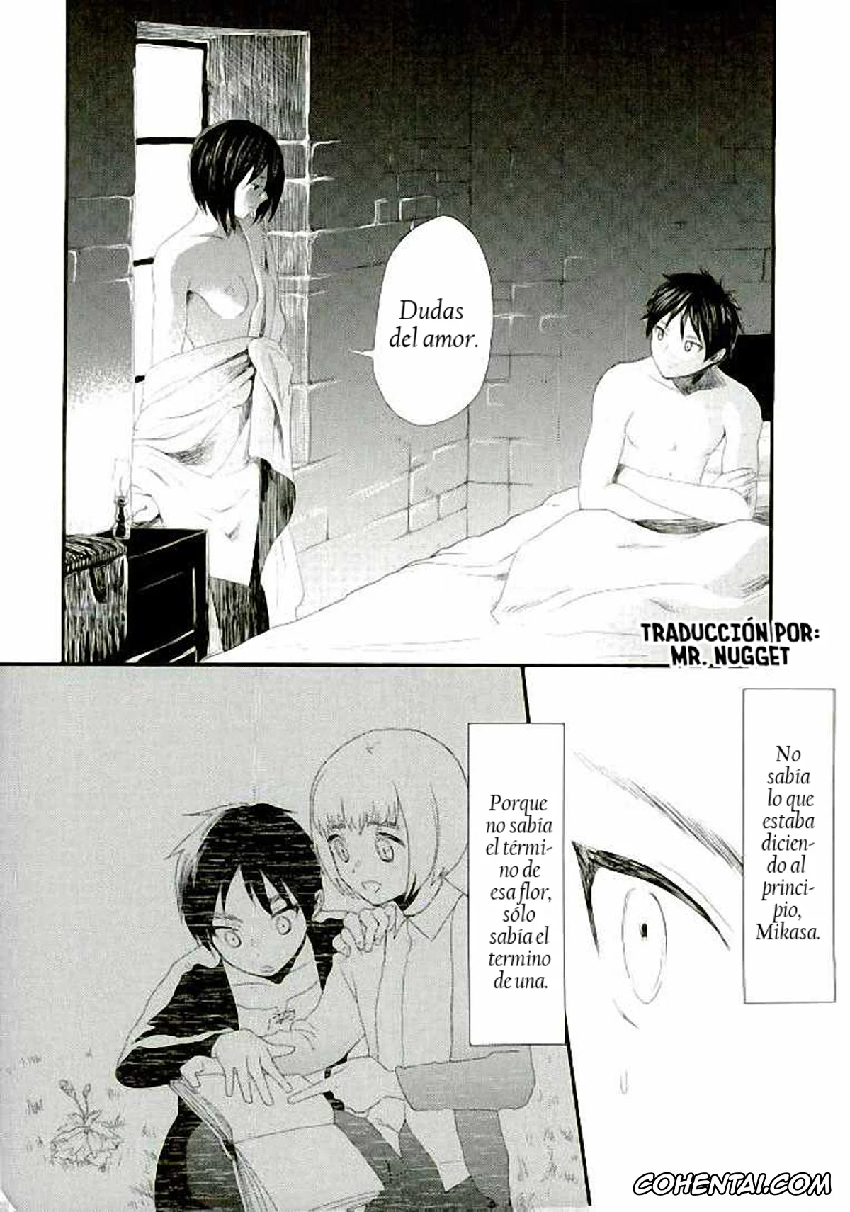 Shingeki No Kyojin | Attack On Titan porno, Eren Jaeger porno, Mikasa Ackerman porno, Ai no Romance Kouhen (Shingeki no Kyojin), pagina 2