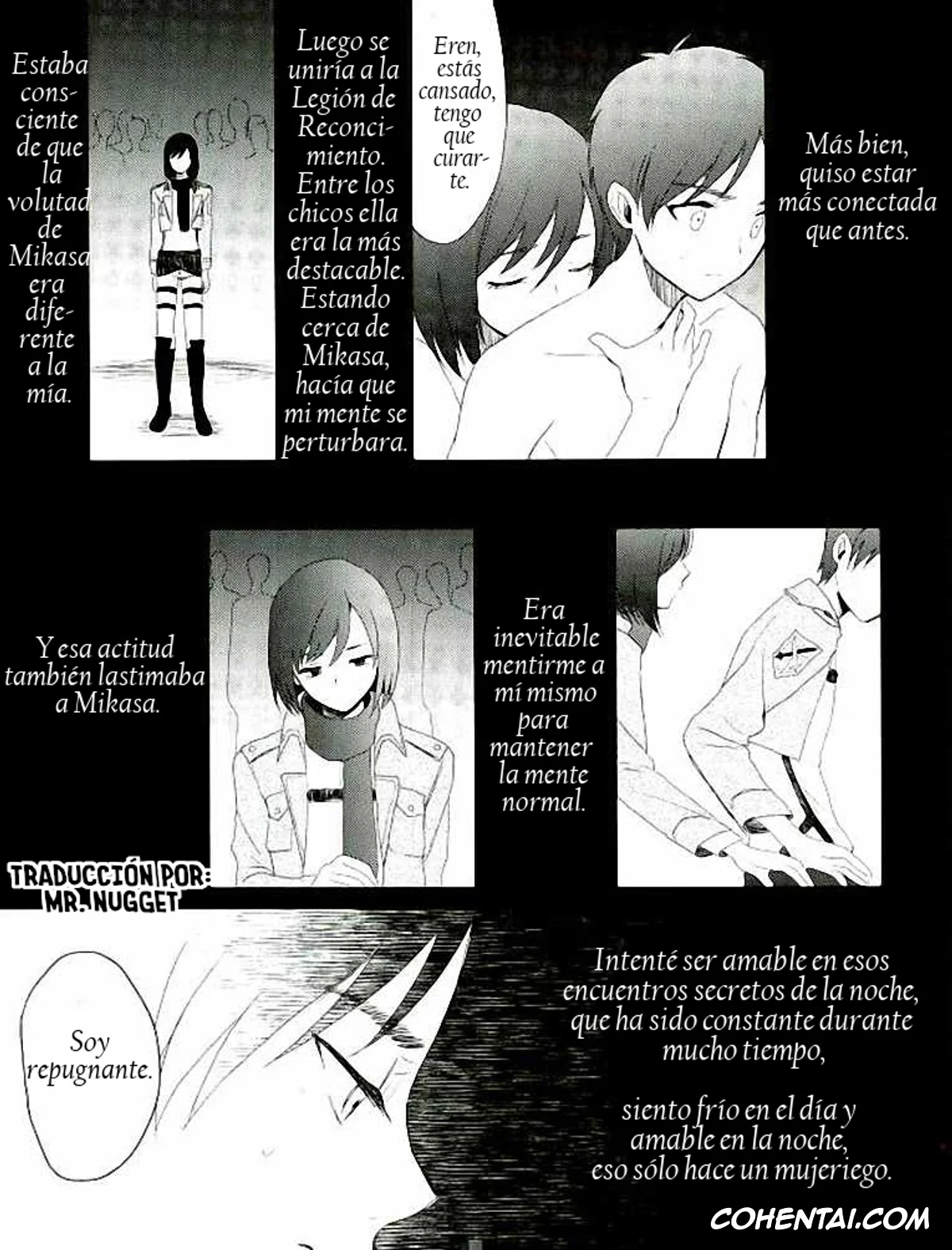 Shingeki No Kyojin | Attack On Titan hentai, Eren Jaeger hentai, Mikasa Ackerman hentai, Ai no Romance Kouhen (Shingeki no Kyojin), pagina 9