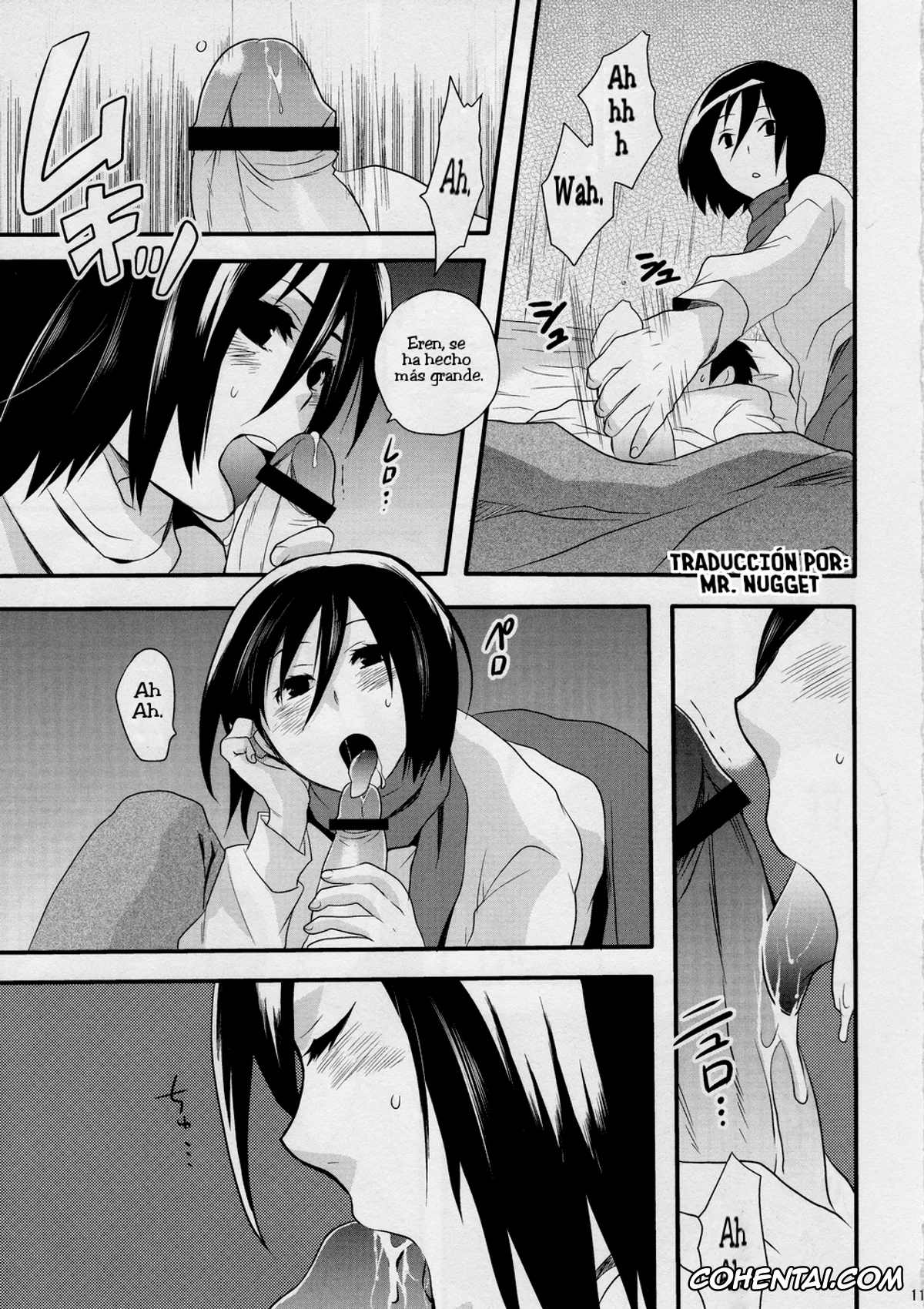 Shingeki No Kyojin | Attack On Titan porno, Eren Jaeger porno, Mikasa Ackerman porno, Watashi no Eren (Shingeki no Kyojin), pagina 11