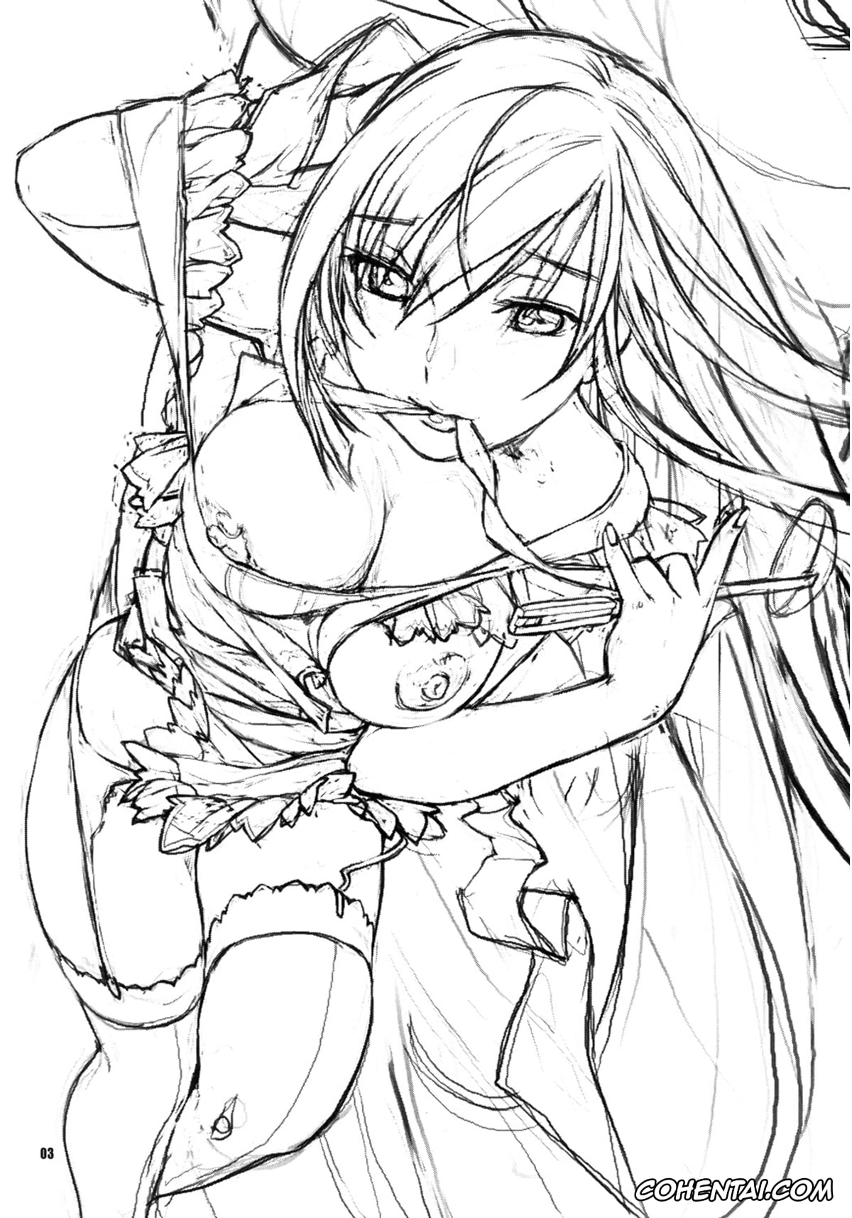 Code Geass hentai, Kaname Ohgi hentai, Milly Ashford hentai, Villetta Nu hentai, Kasshoku no Niizuma (Code Geass), pagina 3