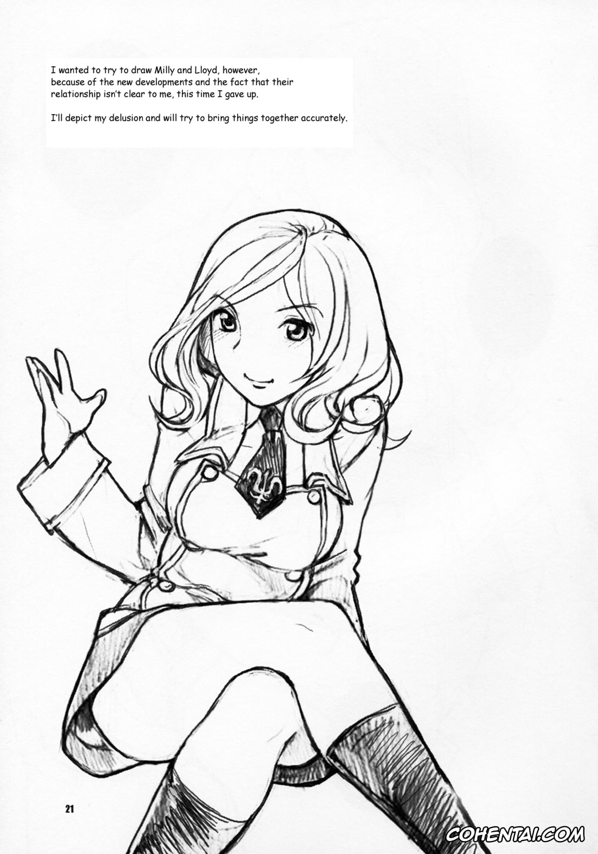 Code Geass hentai, Kaname Ohgi hentai, Milly Ashford hentai, Villetta Nu hentai, Kasshoku no Niizuma (Code Geass), pagina 21