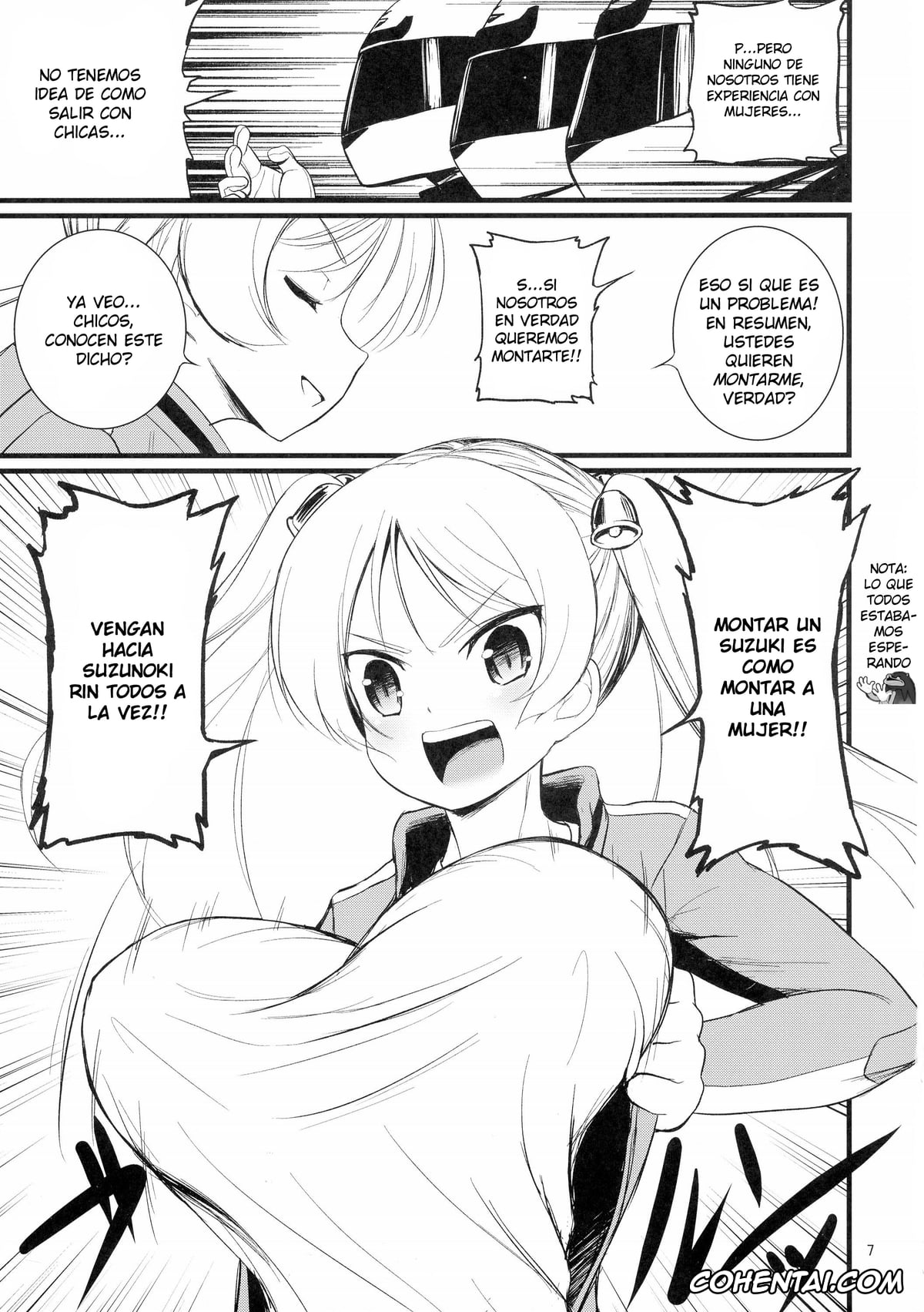 Bakuon hentai, Rin Suzunoki hentai, SuzuCir!! (Bakuon!!), pagina 9