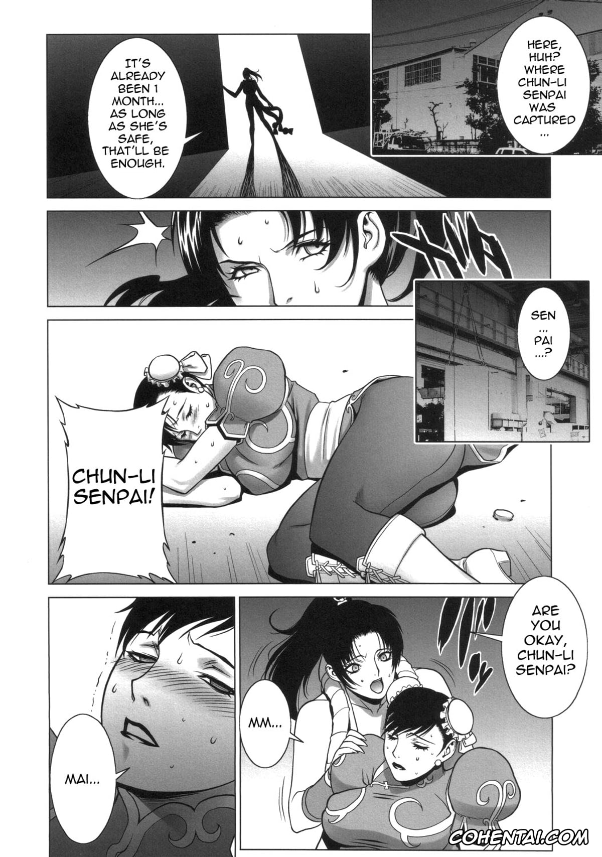 Street Fighter porno, King of Fighters porno, Chun-Li porno, Mai Shiranui porno, Poison porno, Kunoichi Jigokuhen R-31 (King of Fighters, Street Fighter), pagina 5