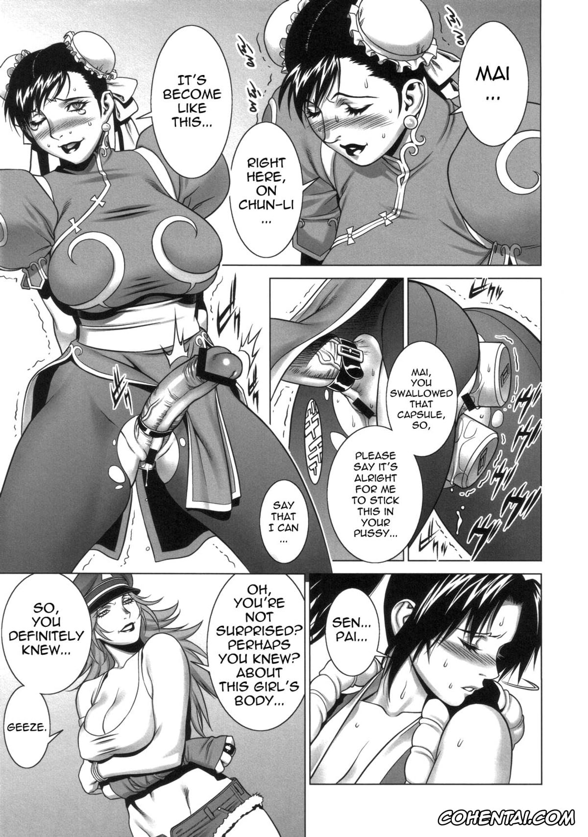 Street Fighter xxx, King of Fighters xxx, Chun-Li xxx, Mai Shiranui xxx, Poison xxx, Kunoichi Jigokuhen R-31 (King of Fighters, Street Fighter), pagina 10