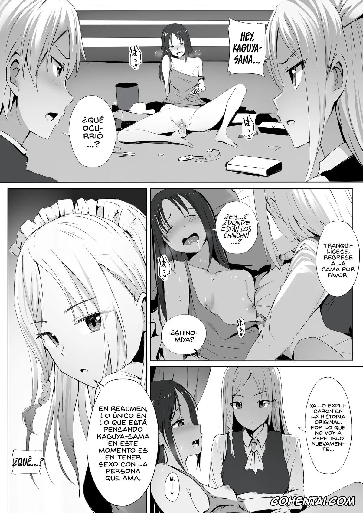 Kaguya-Sama Wa Kokurasetai | Kaguya-Sama Love Is War xxx, Ai Hayasaka xxx, Kaguya Shinomiya xxx, Miyuki Shirogane xxx, Shinomiya-ke no Maid wa Tokojouzu ~Professional Jintai Onaho~ (Kaguya-sama wa Kokurasetai), pagina 4