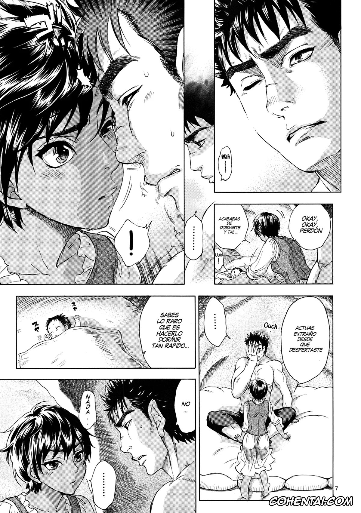Berserk hentai, Casca hentai, Guts hentai, Akatsuki o Matte I (Berserk), pagina 6