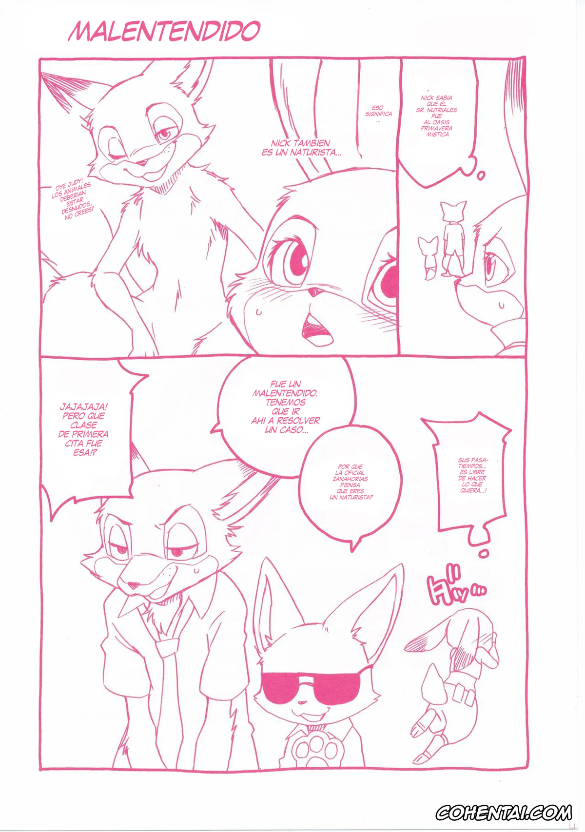 Zootopia porno, Judy Hopps porno, Nick Wilde porno, Sagishi no Hatsukoi (Zootopia), pagina 2