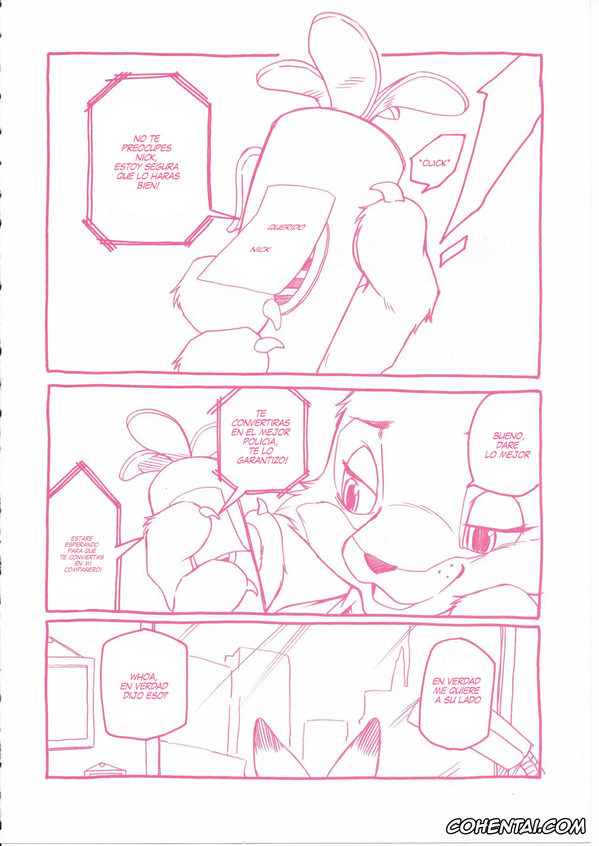 Zootopia xxx, Judy Hopps xxx, Nick Wilde xxx, Sagishi no Hatsukoi (Zootopia), pagina 4