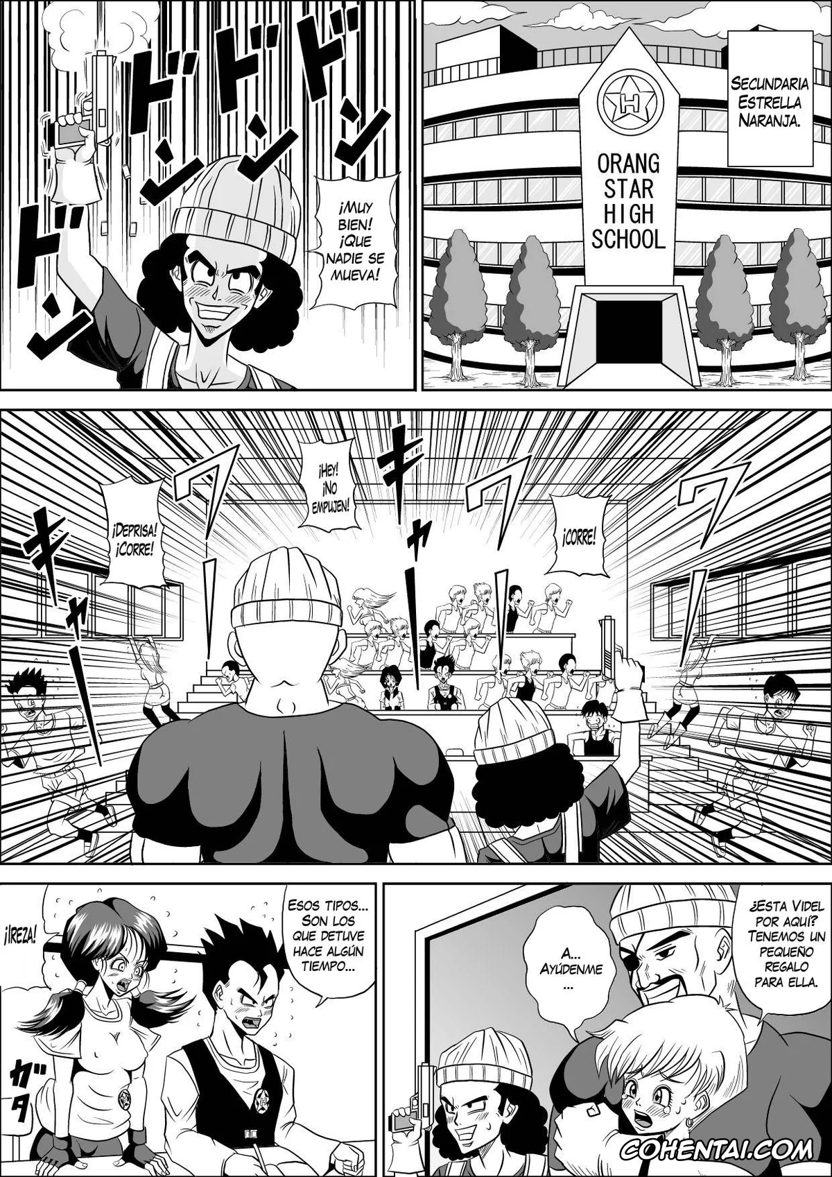 Dragon Ball Z hentai, Erasa hentai, Sharpner hentai, Son Gohan hentai, Videl hentai, HIGH SCHOOL RAPE (Dragon Ball Z), pagina 3