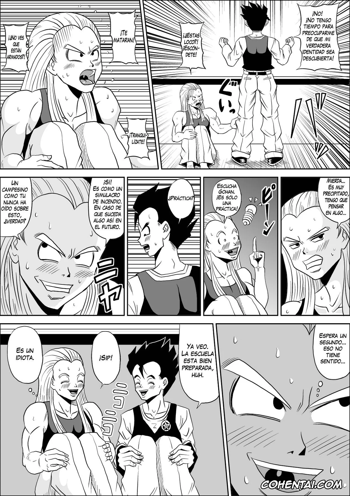 Dragon Ball Z porno, Erasa porno, Sharpner porno, Son Gohan porno, Videl porno, HIGH SCHOOL RAPE (Dragon Ball Z), pagina 5